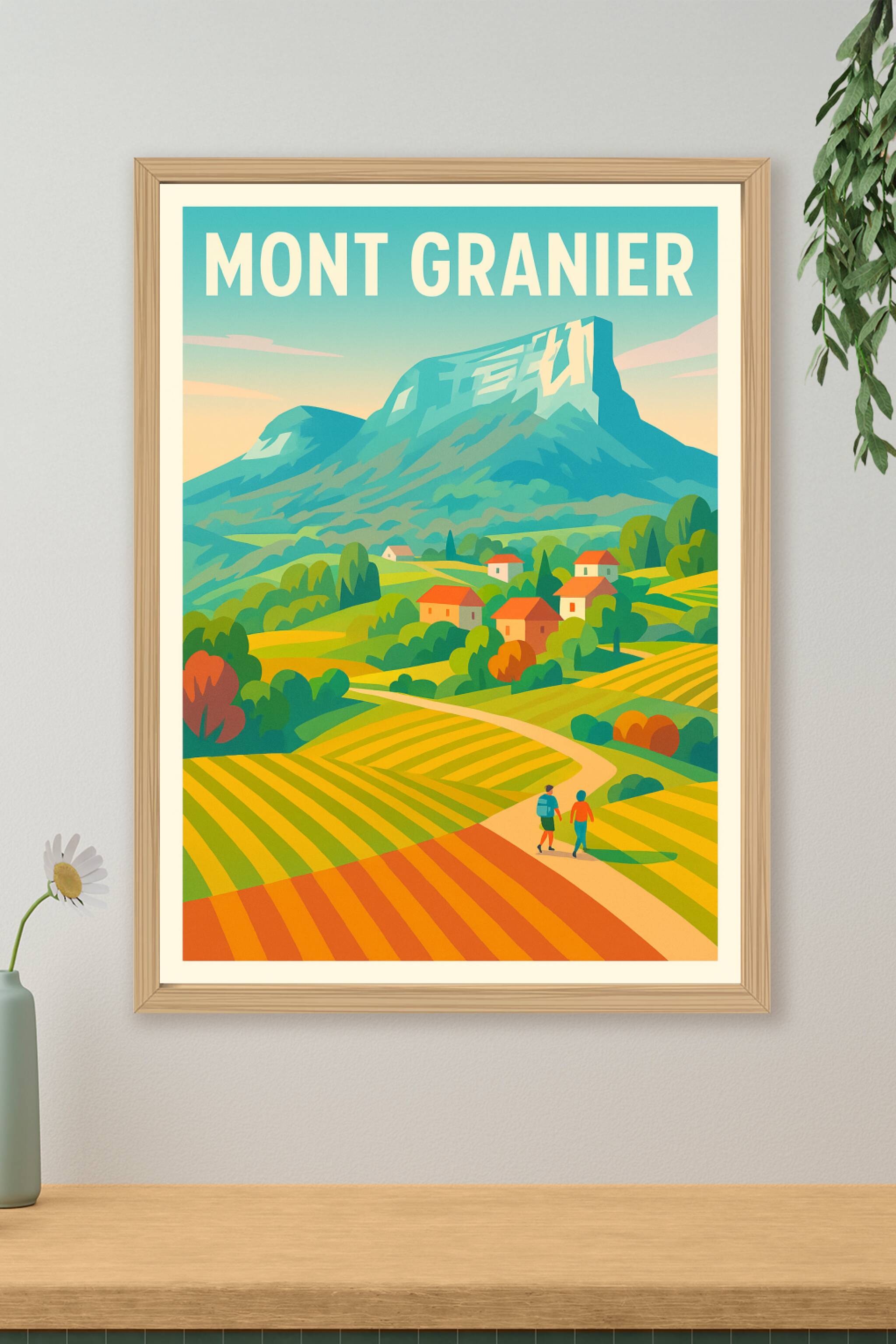Affiche de Mont Granier - L'élégance sauvage de la Savoie