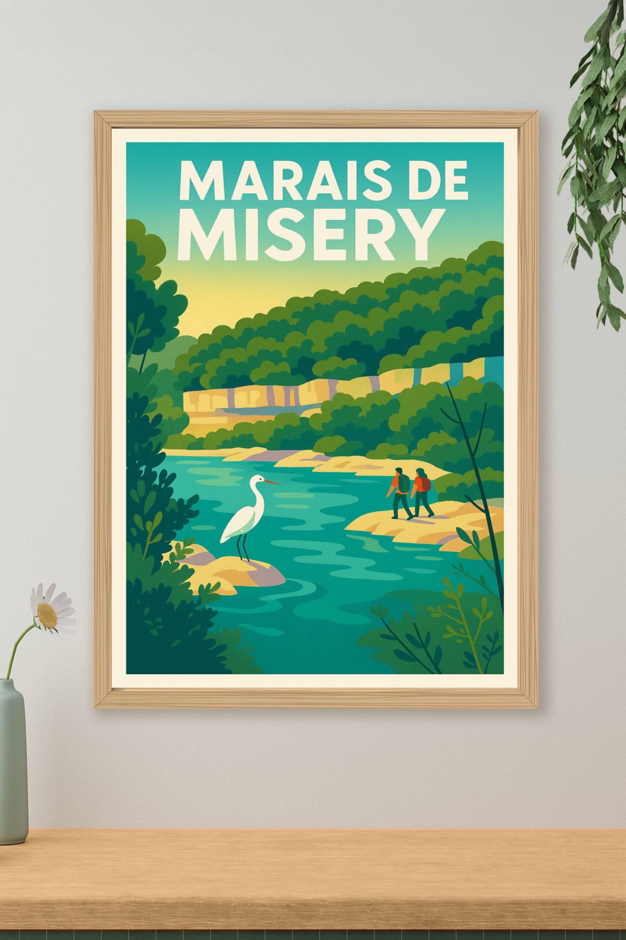 Affiche de Marais de Misery - Une escapade sauvage au cœur de la nature