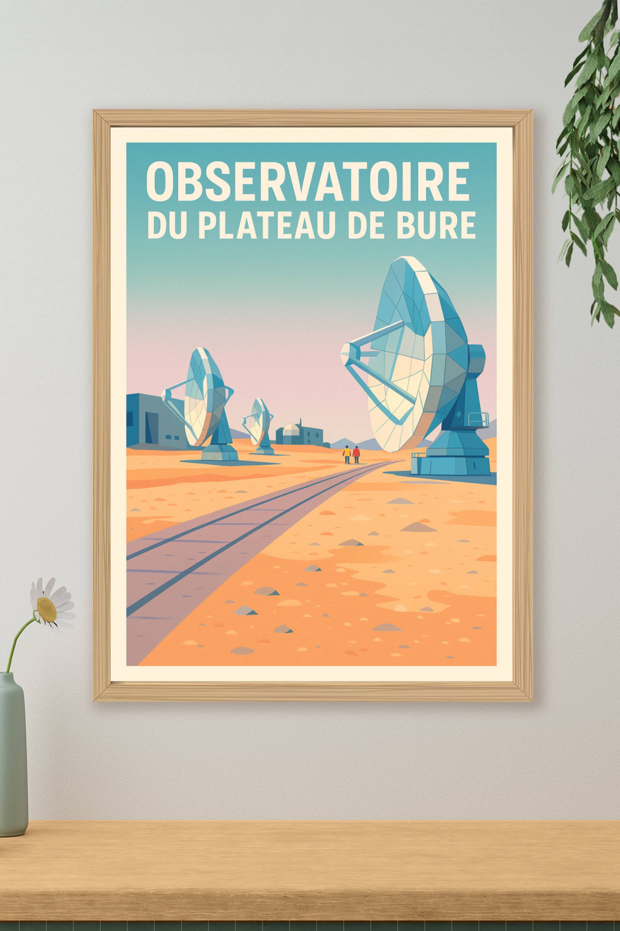 Affiche de Observatoire du Plateau de Bure - Voyage aux confins de l'univers