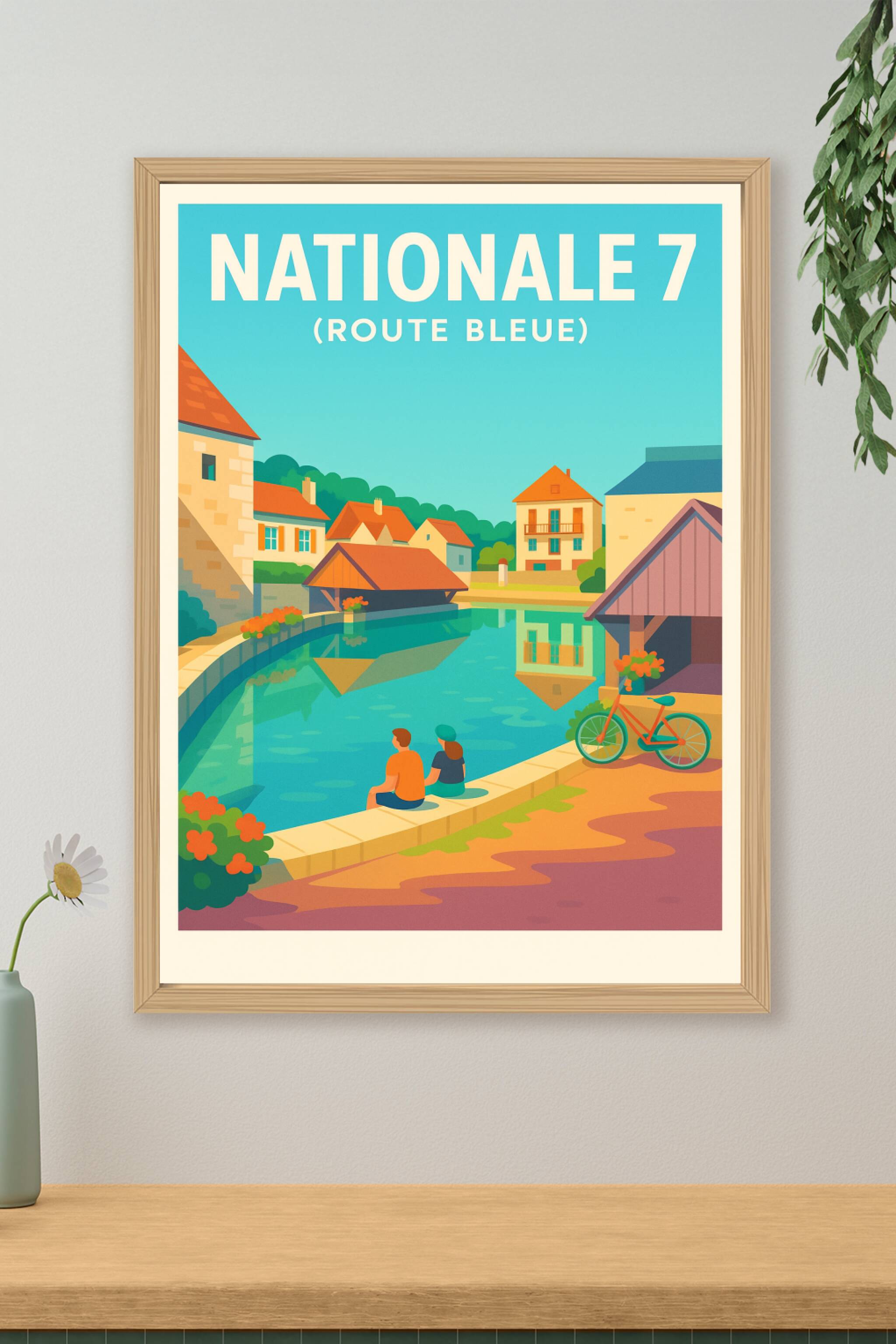 Affiche de Nationale 7 - Évadez-vous sur la mythique Route Bleue