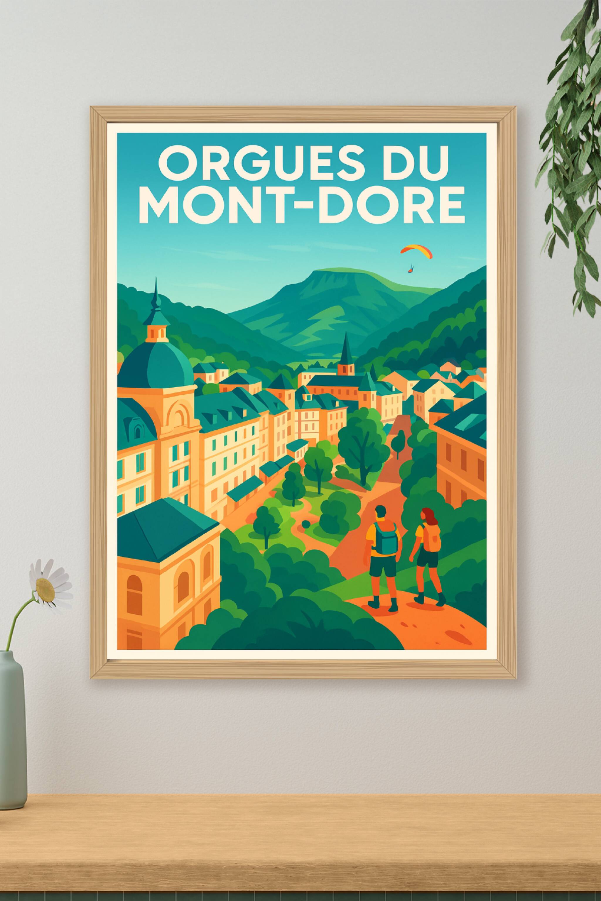Affiche de Orgues du Mont-Dore - L'élégance auvergnate entre cimes et vallées