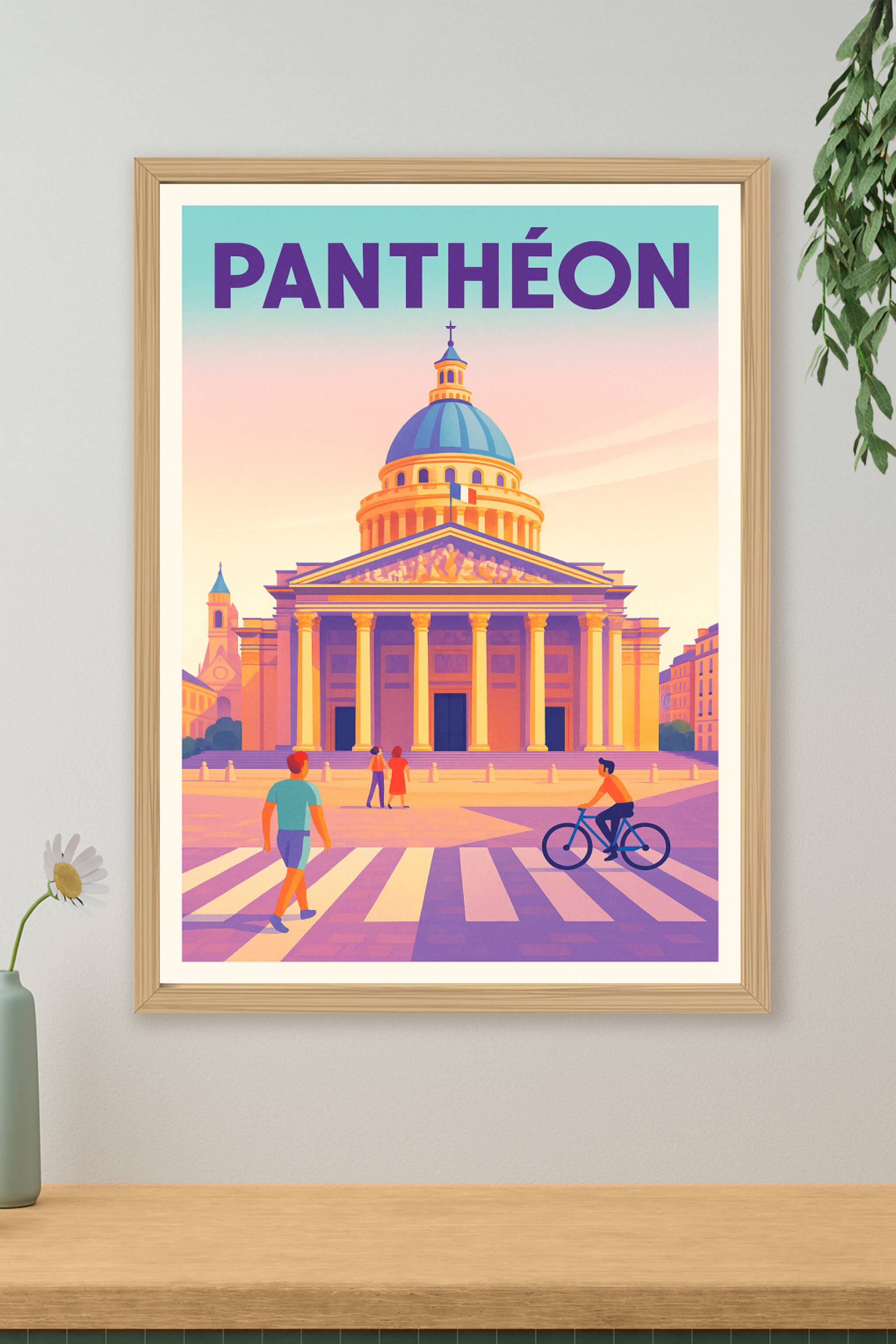 Affiche de Panthéon Paris - L'élégance historique au cœur du Quartier Latin