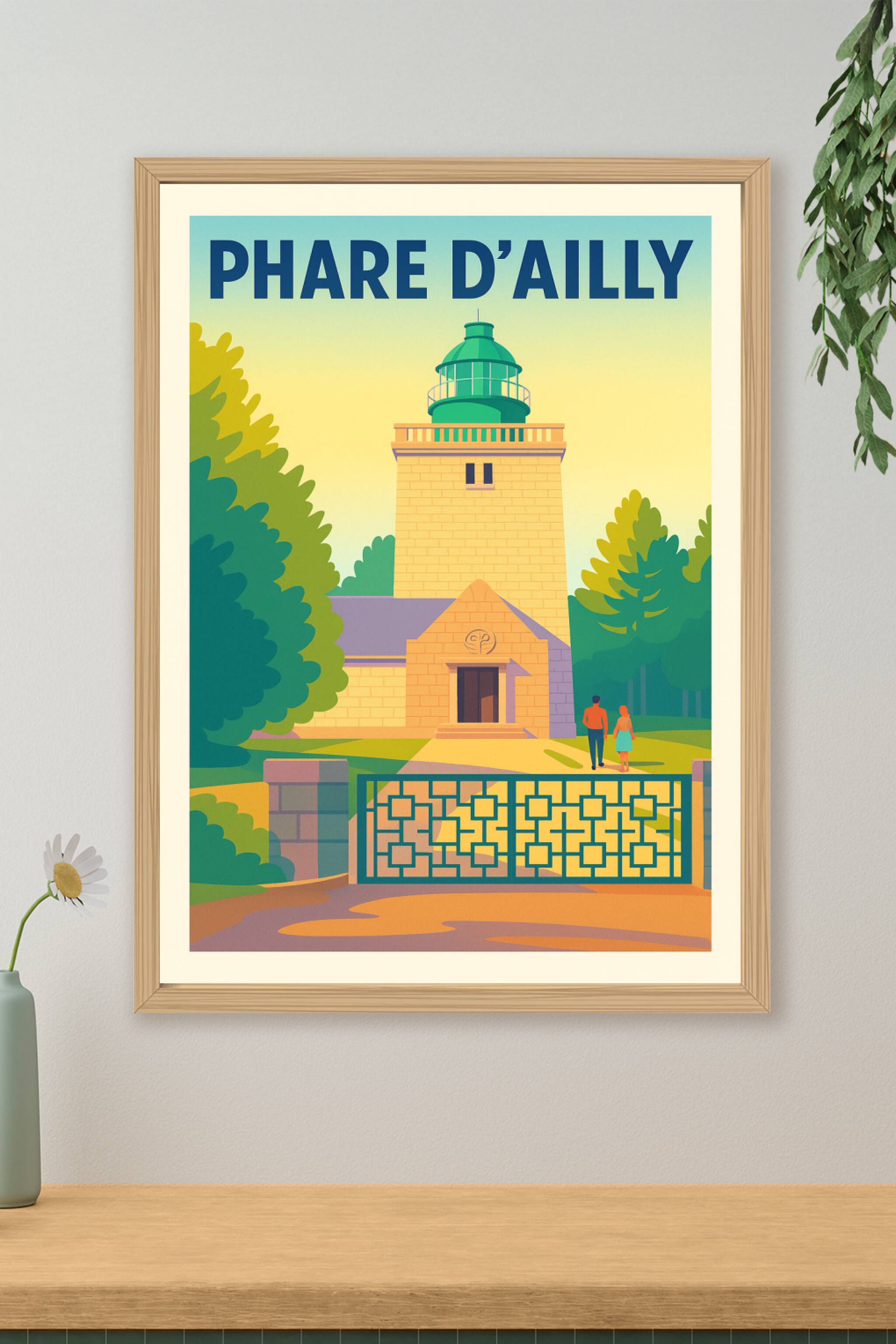 Affiche de Phare d'Ailly - L’éclat majestueux de la Côte d'Albâtre