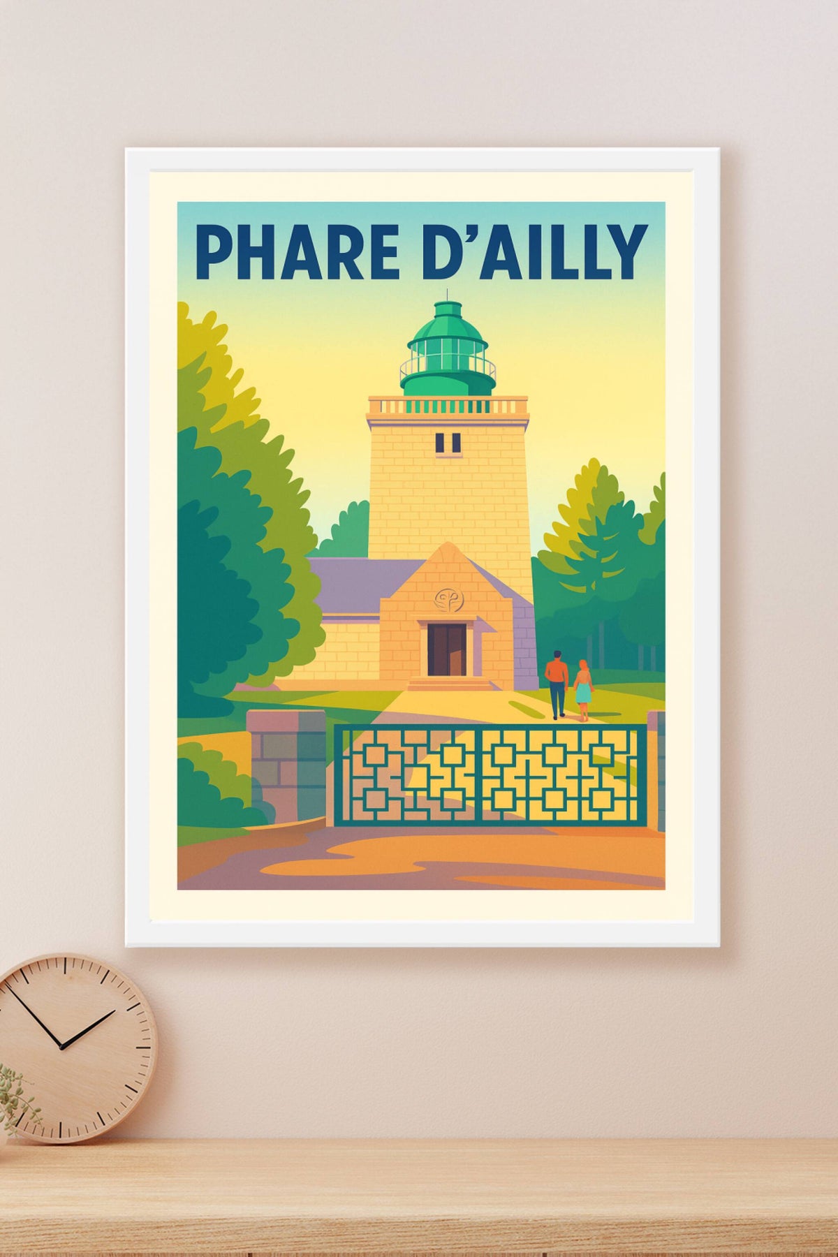 Affiche de Phare d'Ailly - L’éclat majestueux de la Côte d'Albâtre