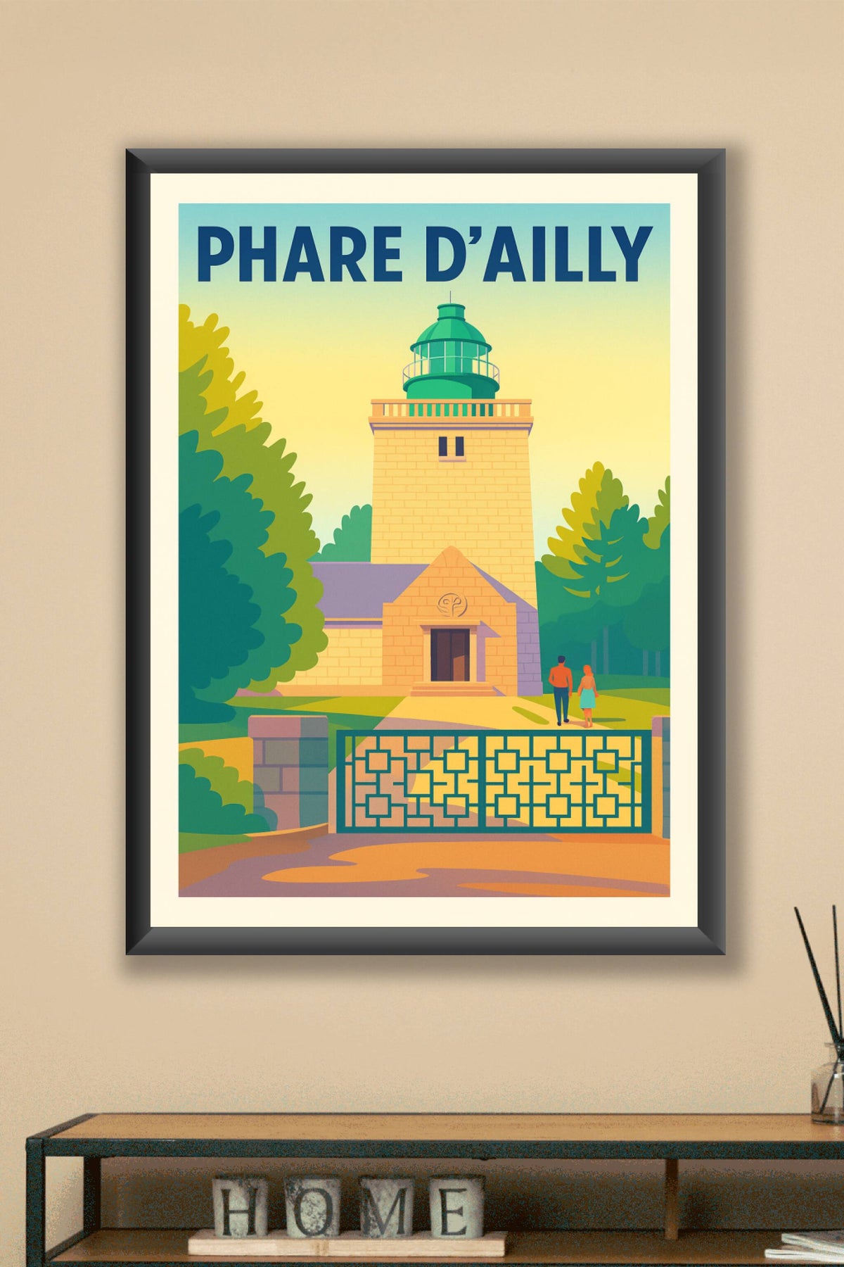 Affiche de Phare d'Ailly - L’éclat majestueux de la Côte d'Albâtre