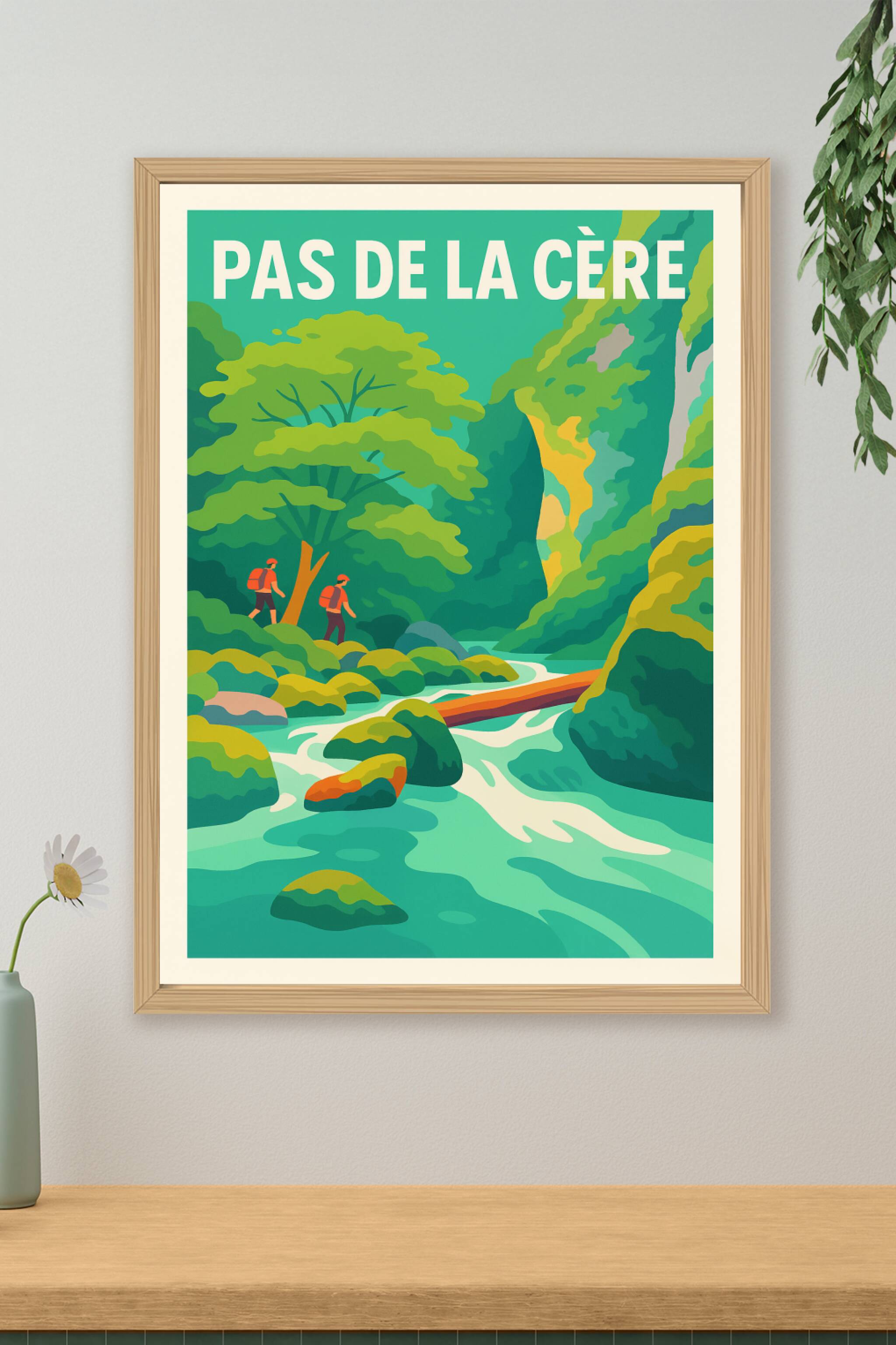 Affiche de Pas de la Cère - Escapade sauvage au cœur des gorges du Cantal