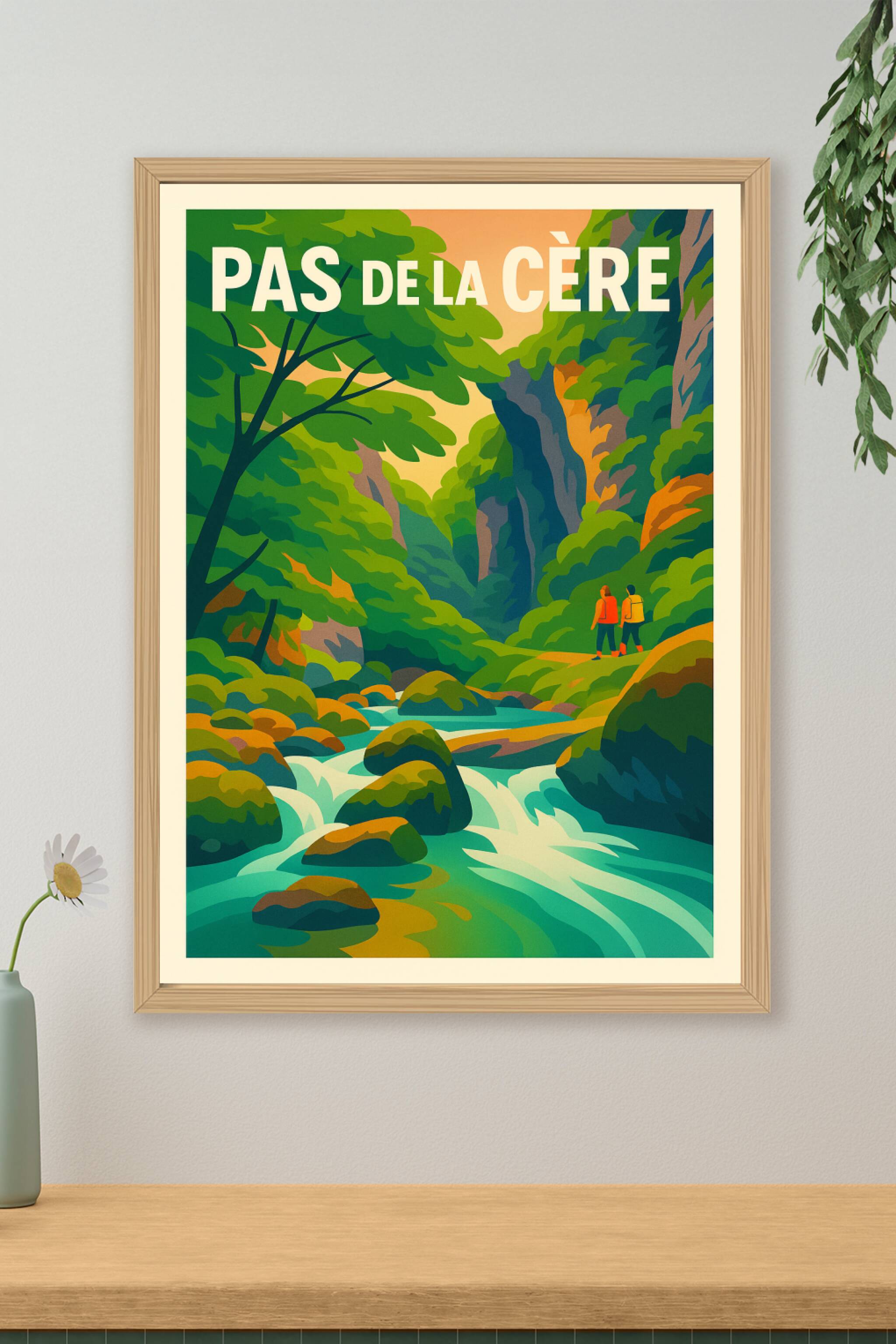 Affiche de Pas de la Cère - Une immersion sauvage au cœur du Cantal
