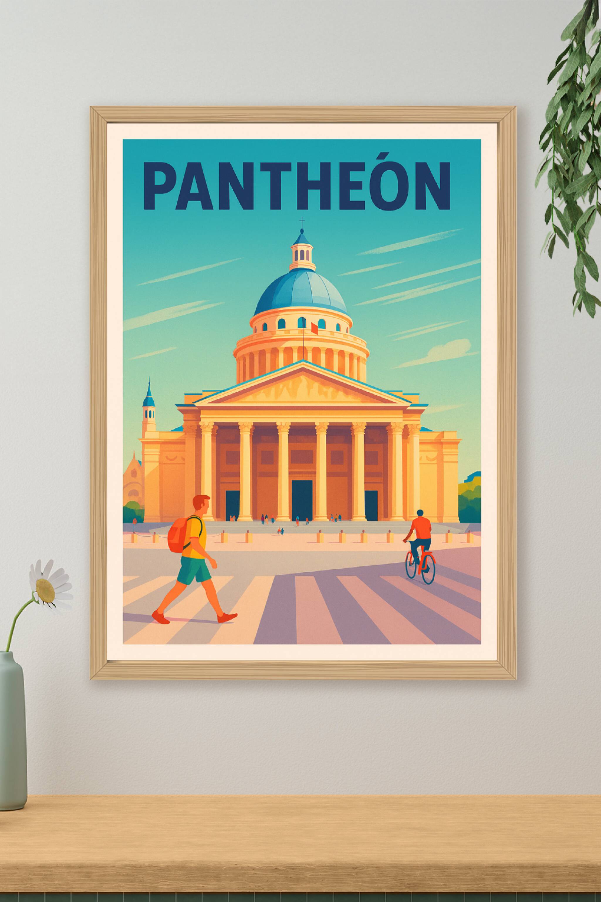 Affiche de Le Panthéon - L'élégance historique de Paris au cœur de votre déco