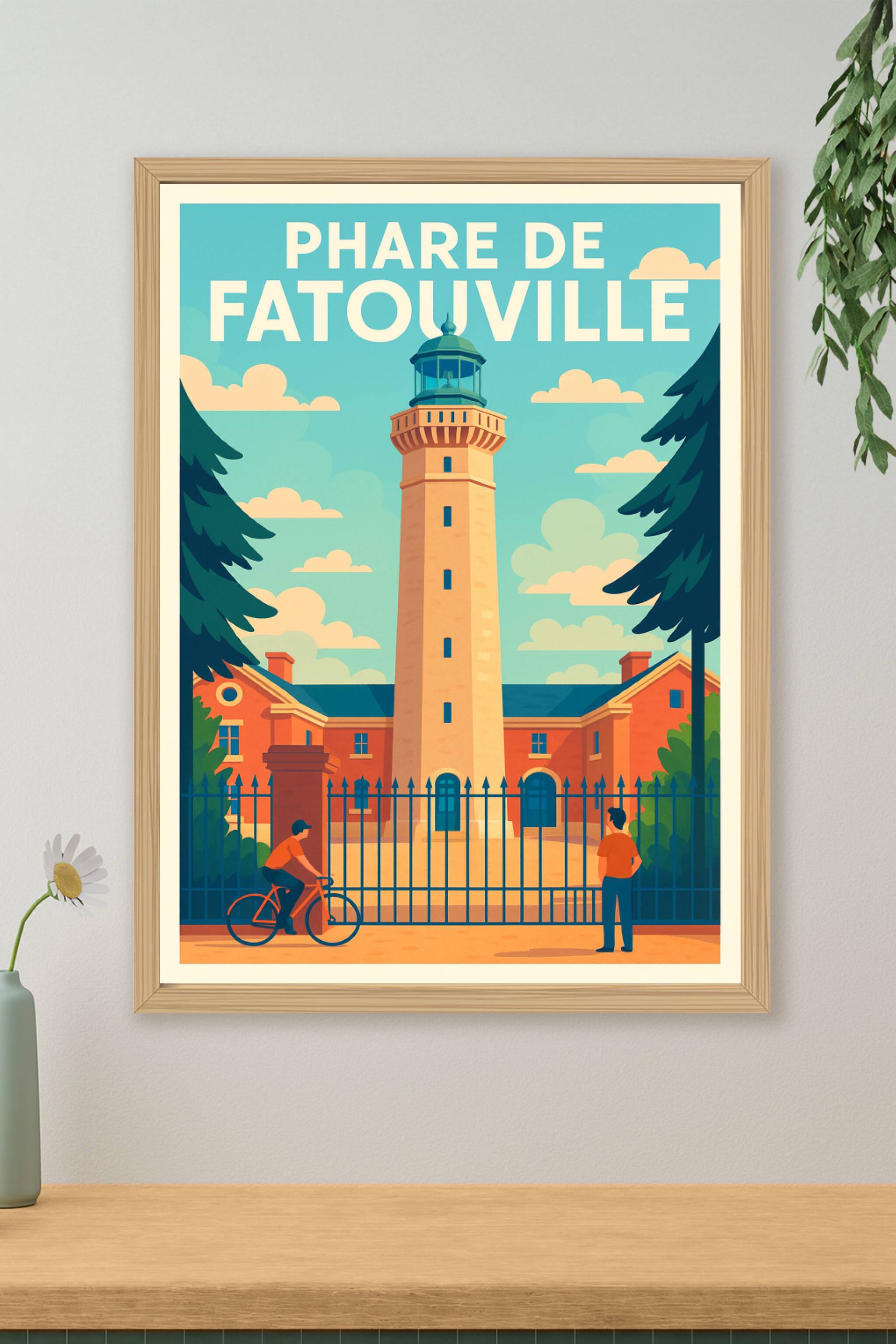 Affiche de Phare de Fatouville - L'éclat majestueux de l'estuaire