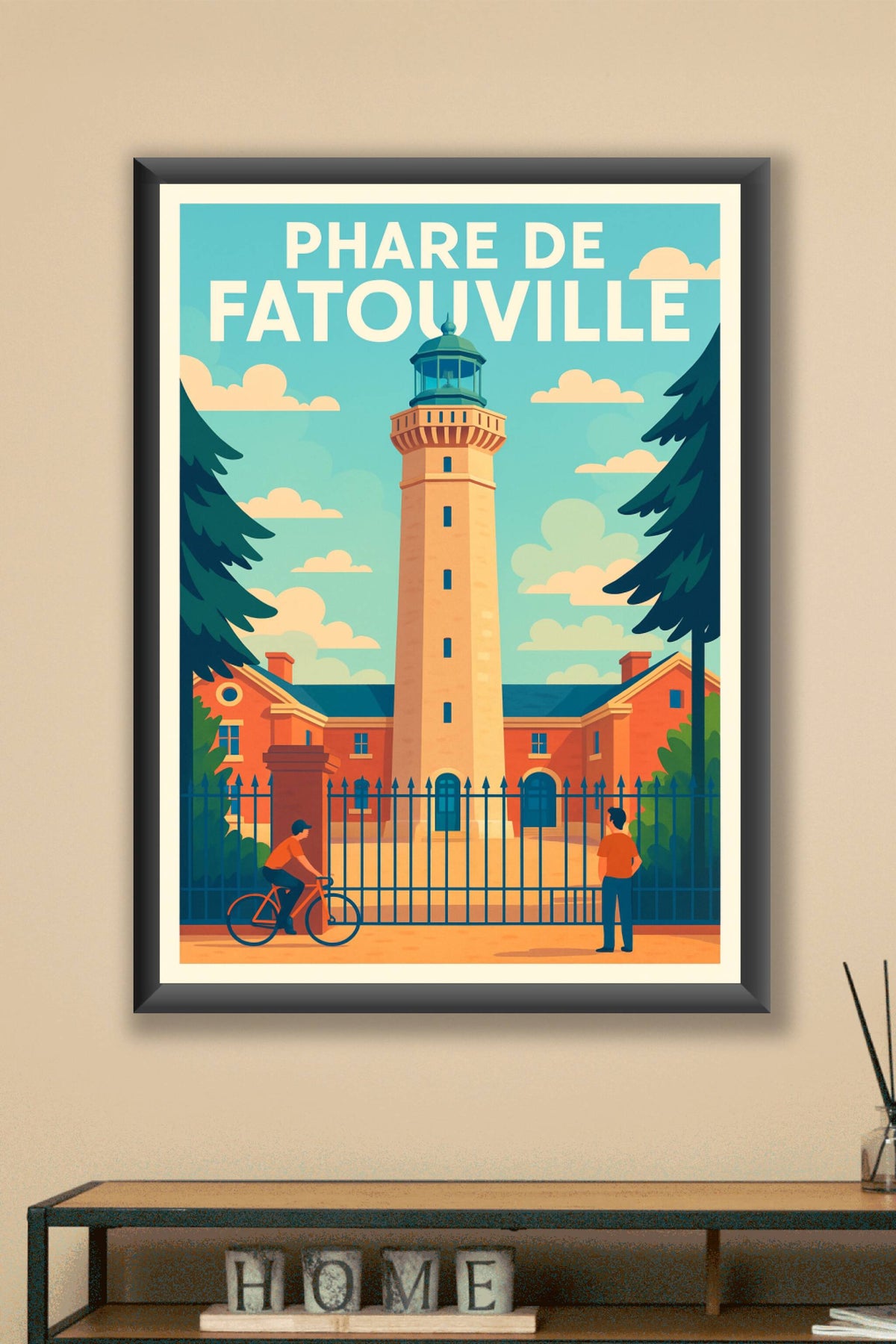 Affiche de Phare de Fatouville - L'éclat majestueux de l'estuaire