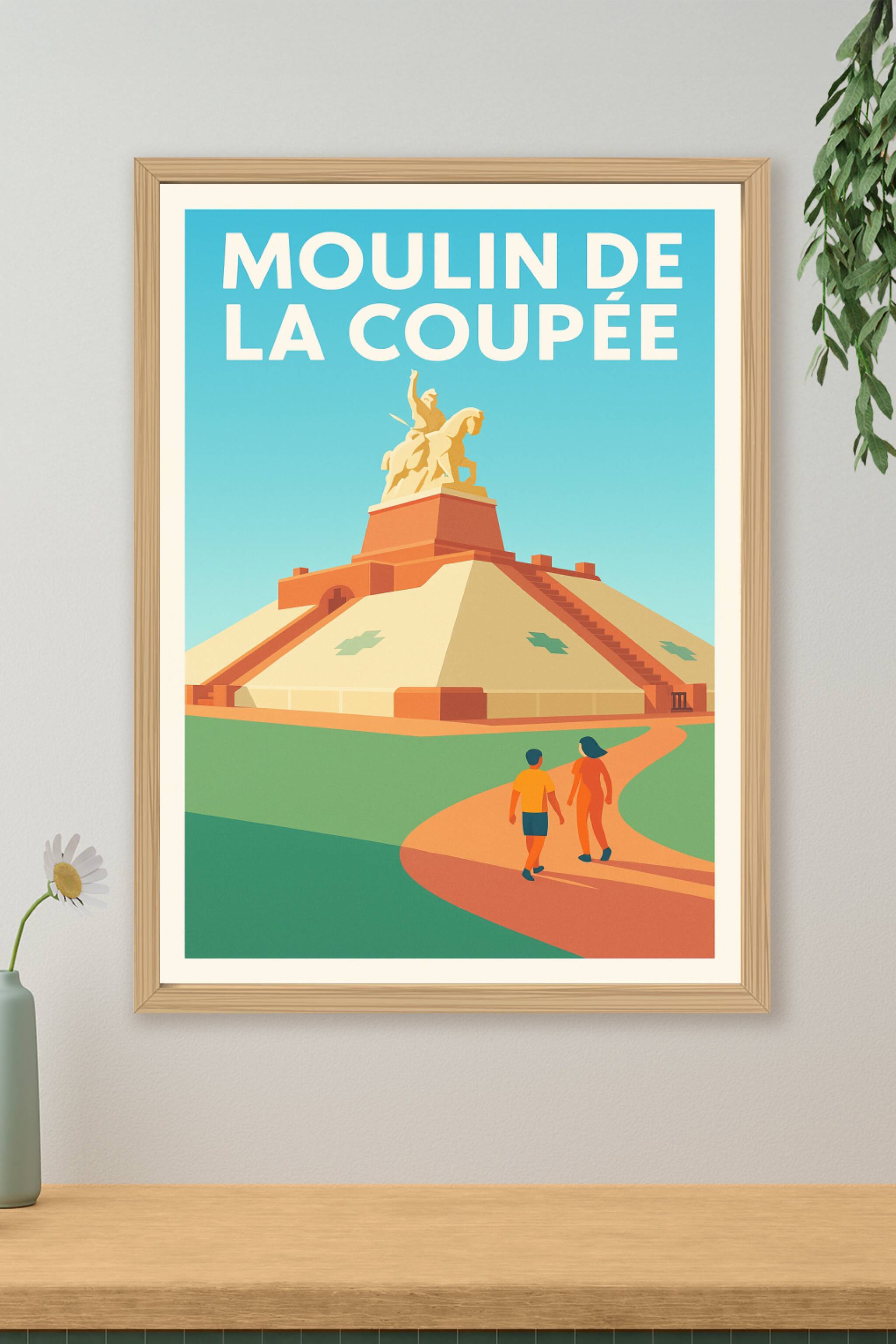 Affiche de Moulin de la Coupée - L'élégance historique d'un monument iconique