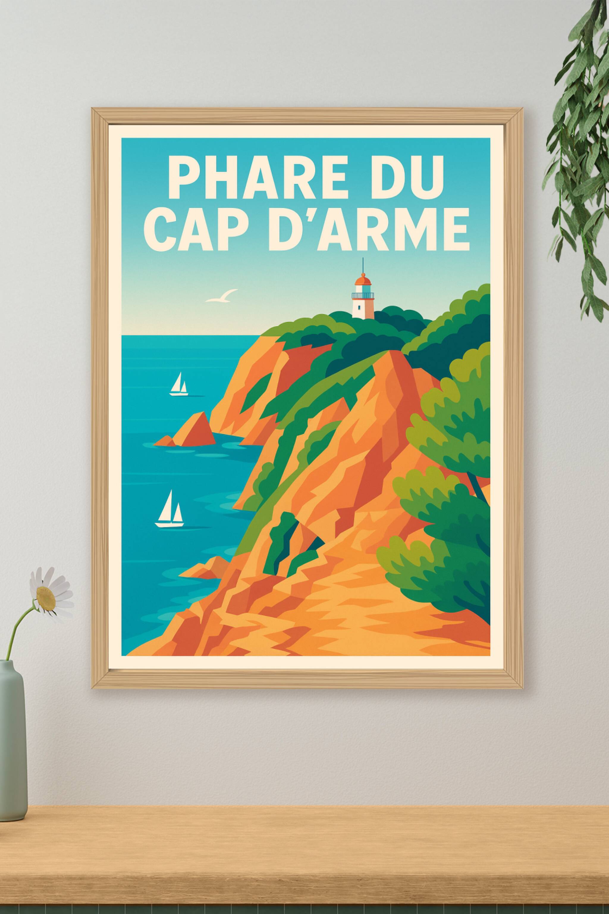 Affiche de Phare du Cap d'Arme - L'éclat de Porquerolles dans votre intérieur