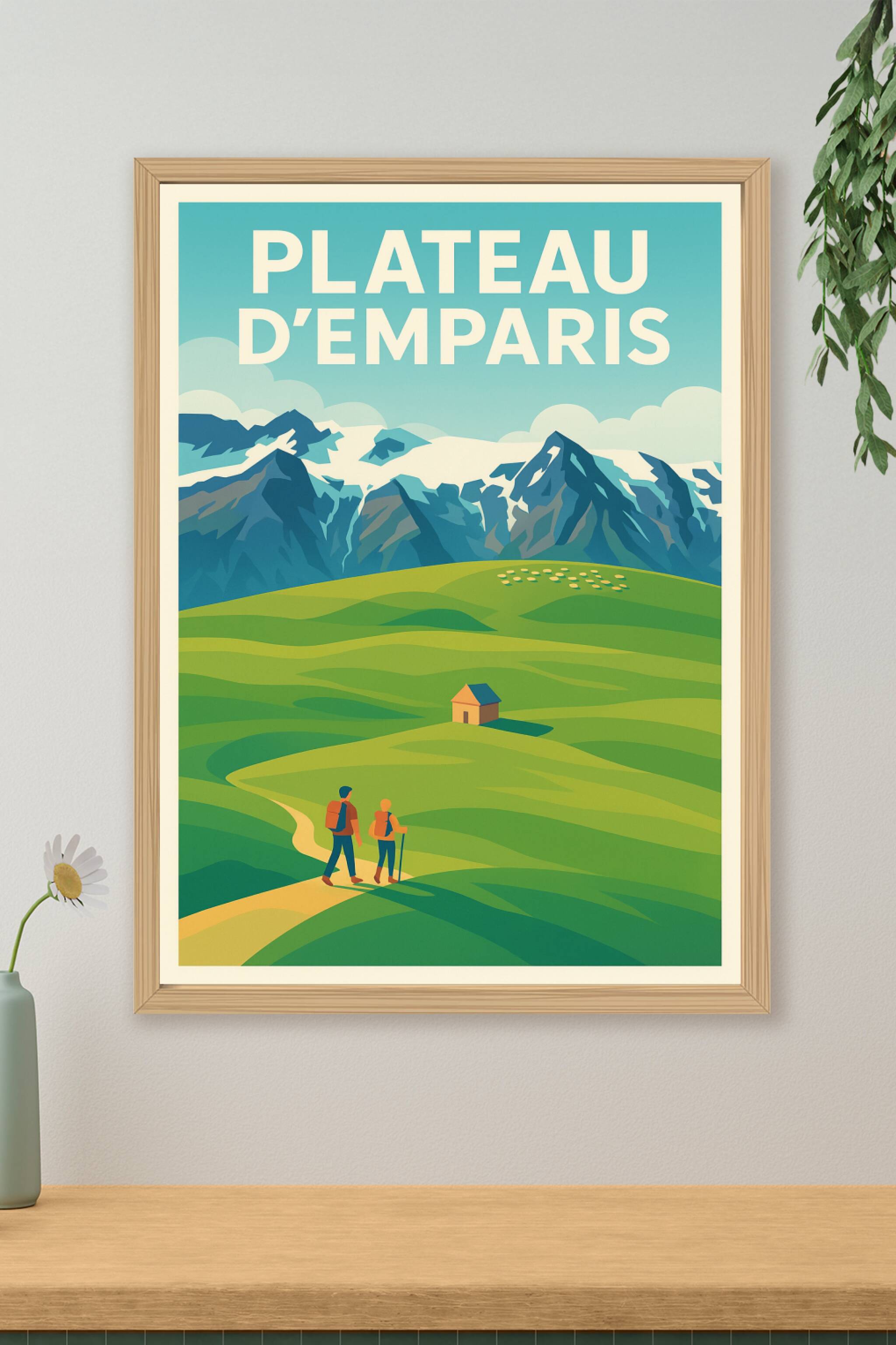 Affiche de Plateau d'Emparis - L'écrin sauvage face à la Meije