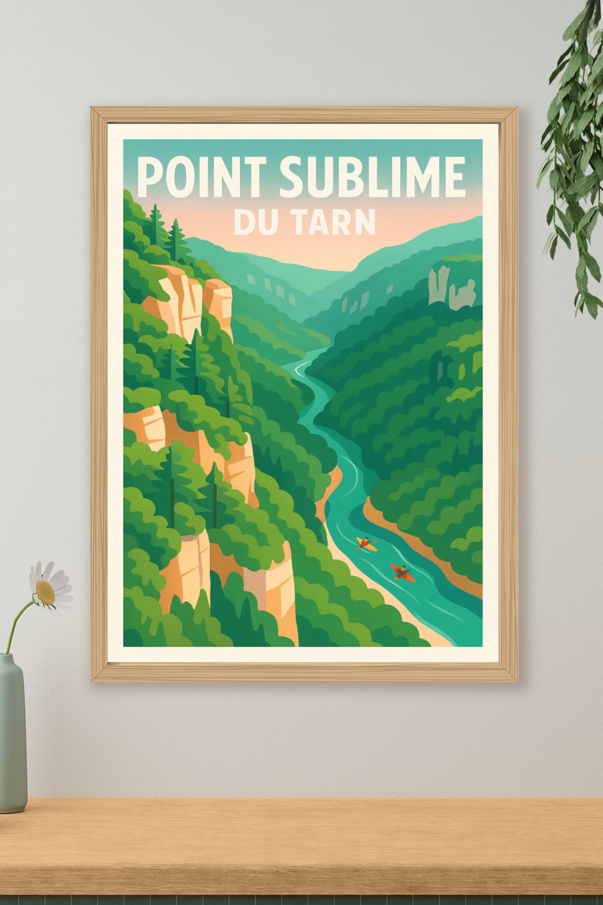 Affiche de Point Sublime du Tarn - Le vertige grandiose des Gorges