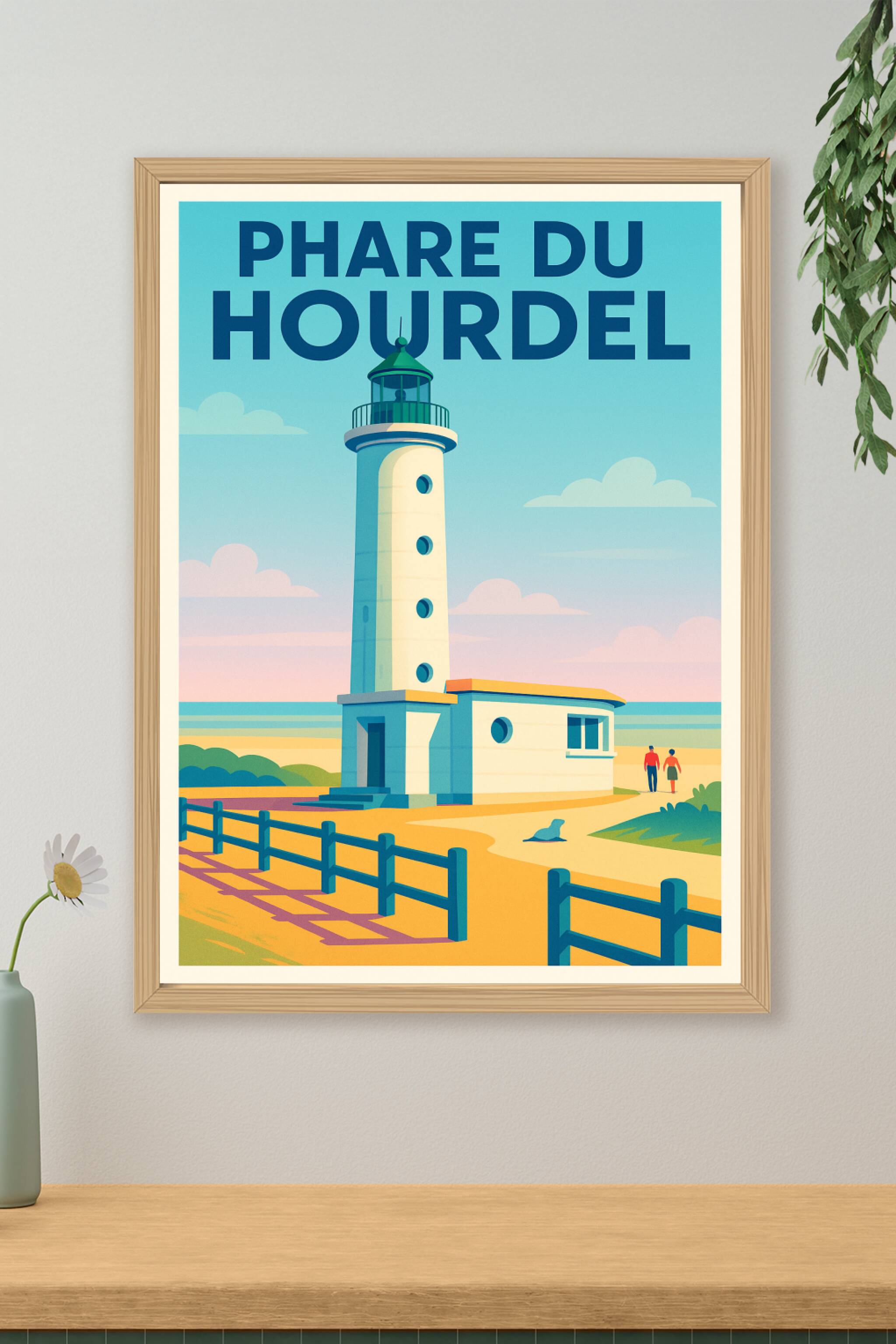 Affiche de Phare du Hourdel - L'éclat de la Baie de Somme