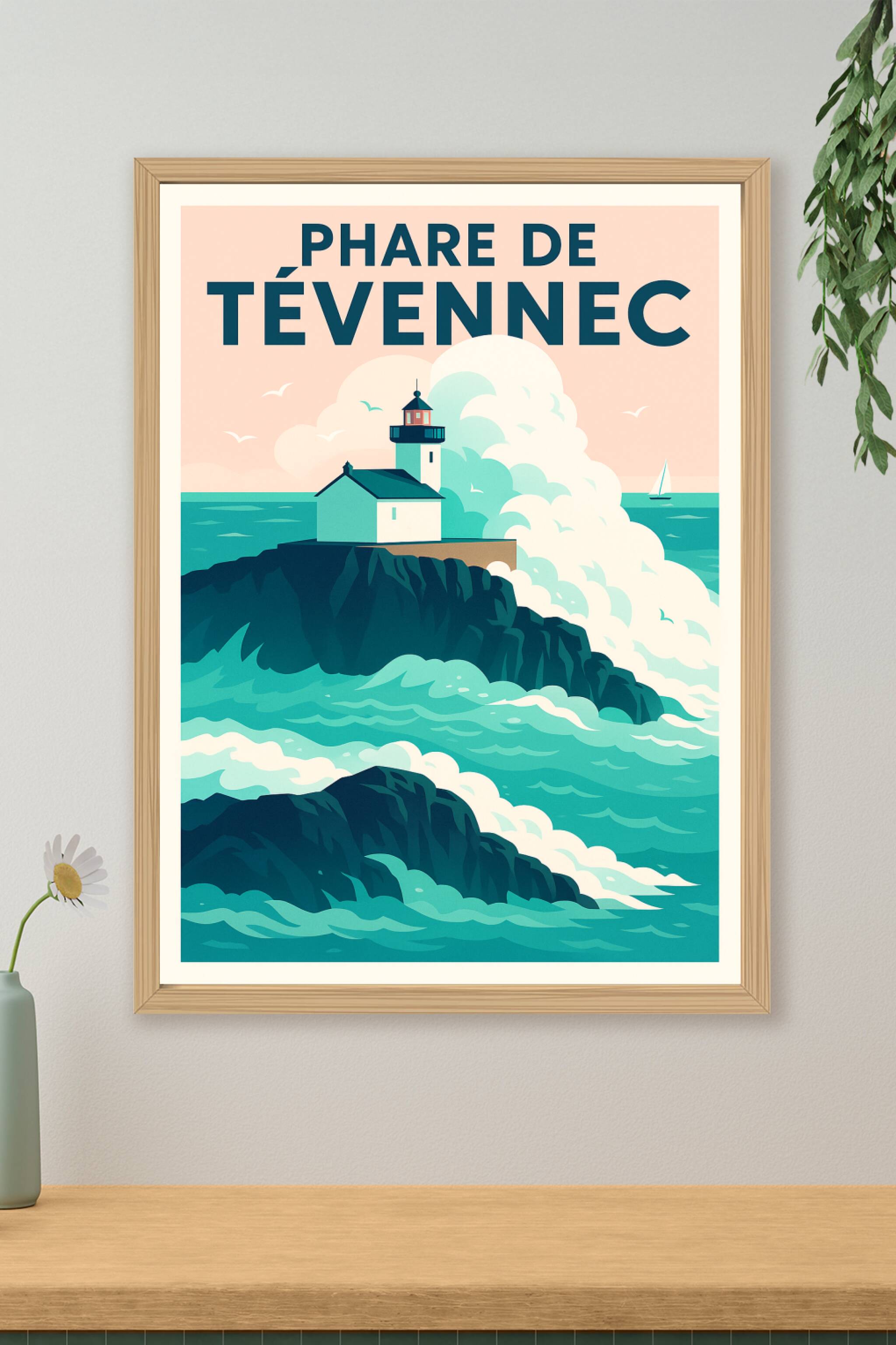 Affiche de Phare de Tévennec - L'éclat mystérieux de la Bretagne