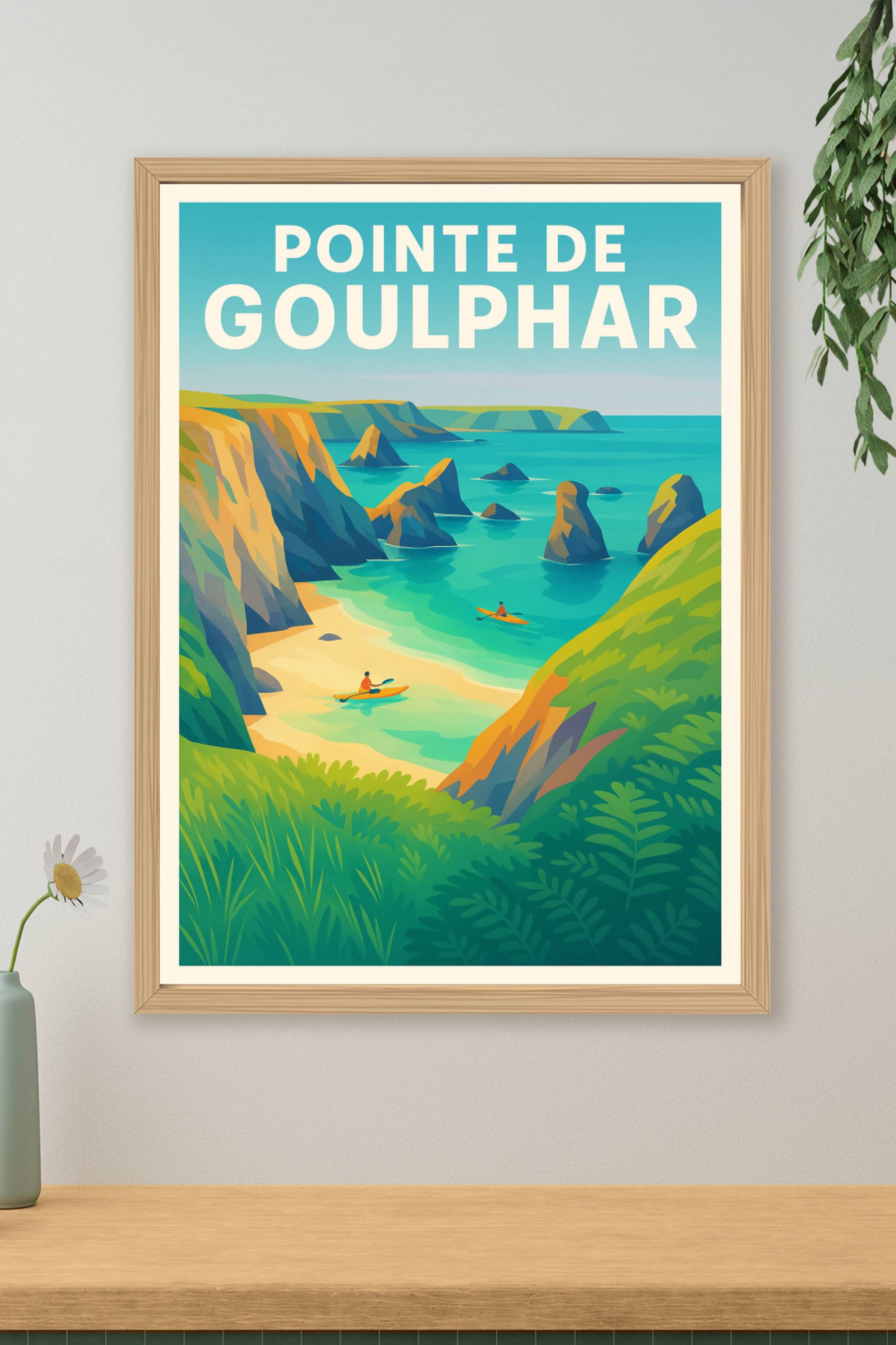 Affiche de Pointe de Goulphar - L'éclat sauvage de Belle-Île-en-Mer
