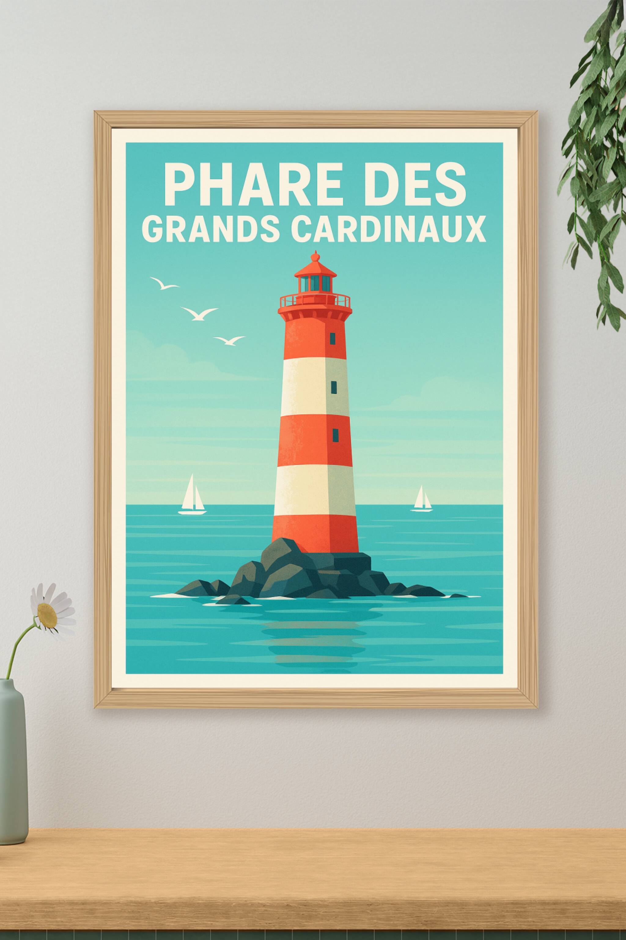 Affiche de Phare des Grands Cardinaux - L'éclat marin du Morbihan