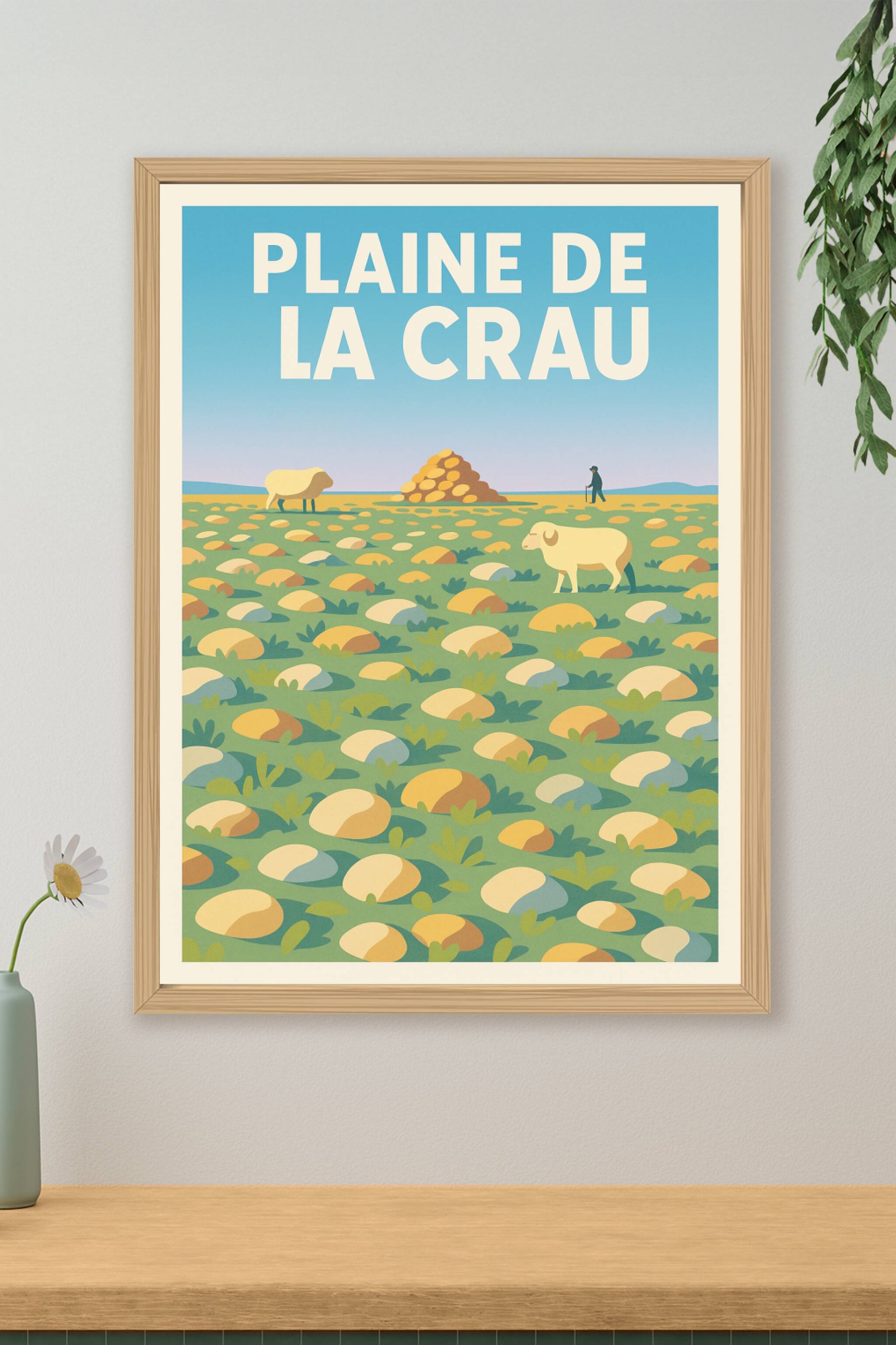 Affiche de Plaine de la Crau - L'âme sauvage de la Provence