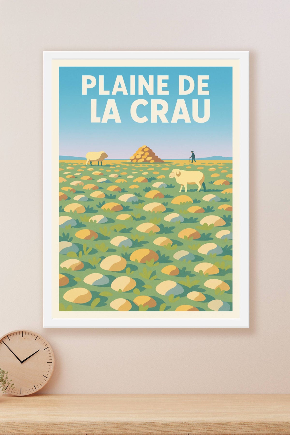 Affiche de Plaine de la Crau - L'âme sauvage de la Provence