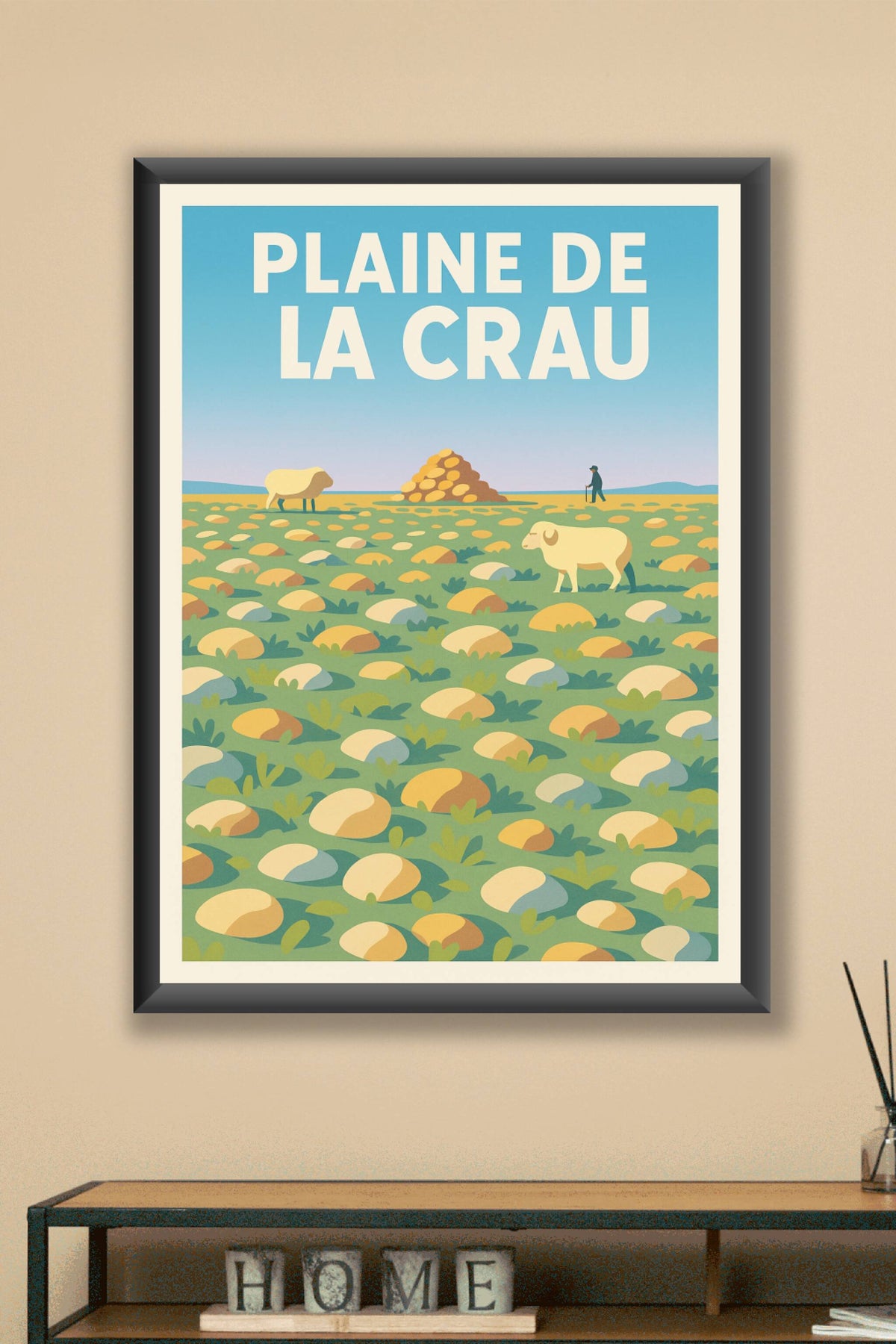 Affiche de Plaine de la Crau - L'âme sauvage de la Provence
