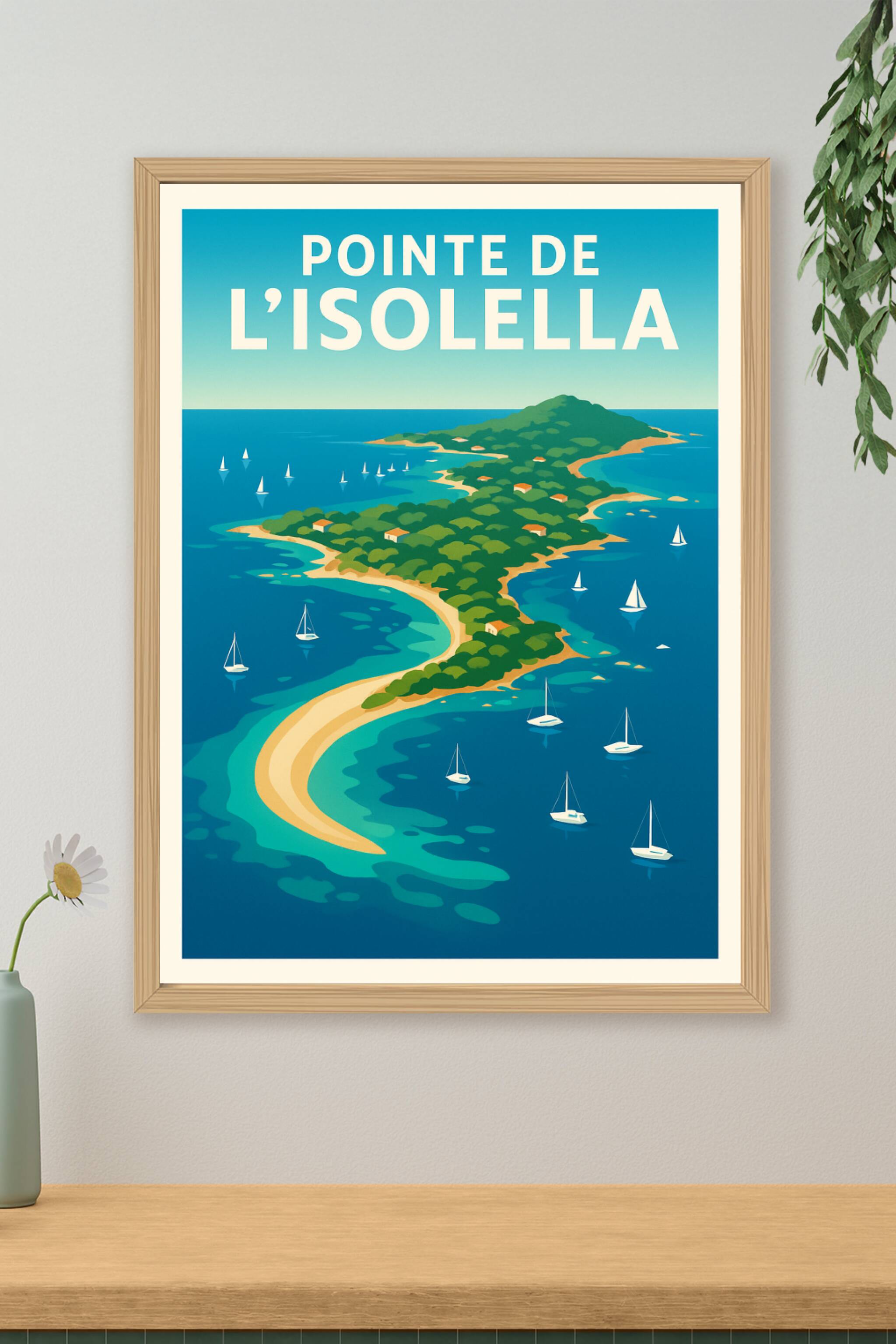 Affiche de Pointe de l'Isolella - Un joyau de la Corse entre terre et mer