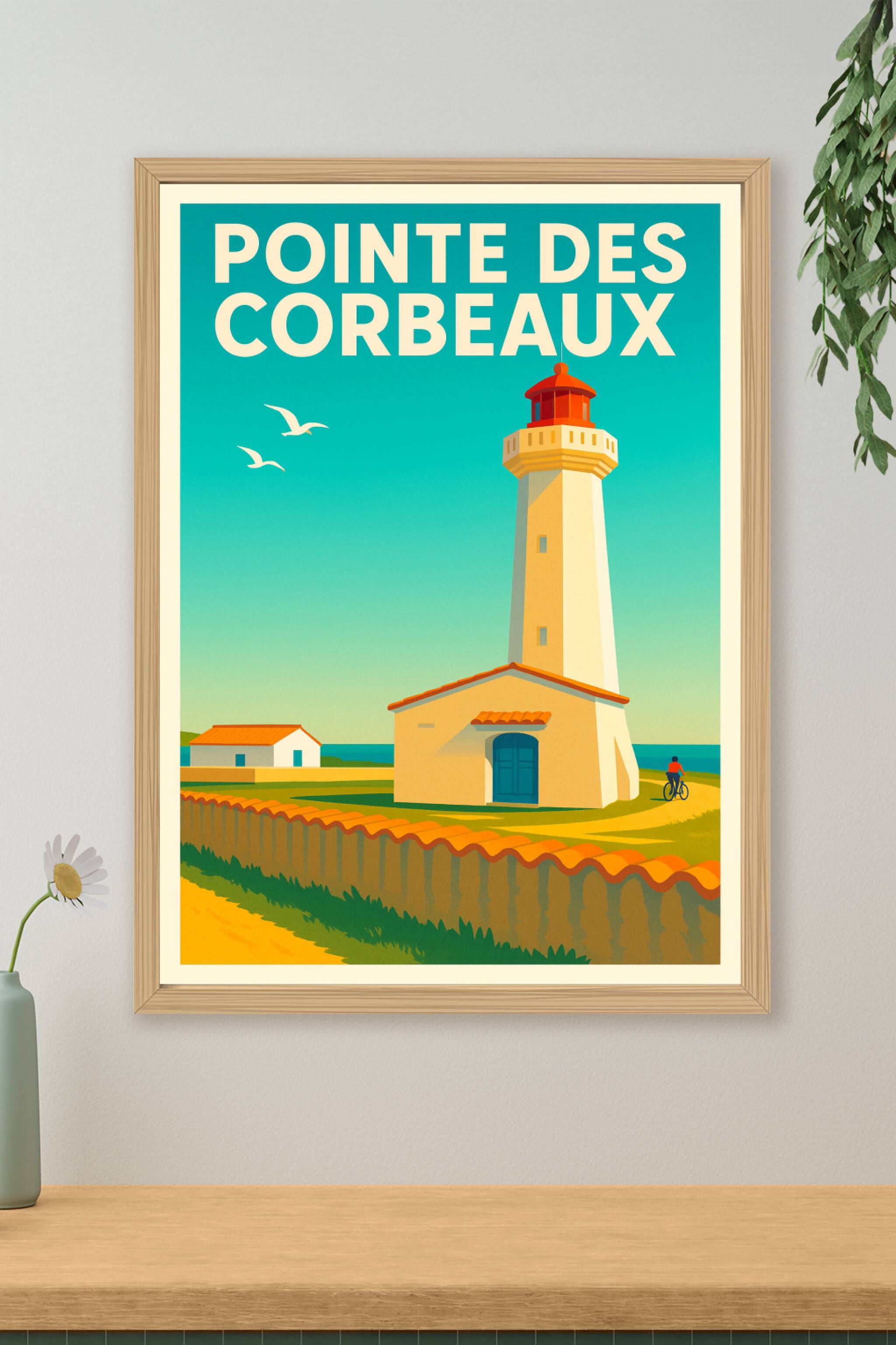 Affiche de Pointe des Corbeaux - L'éclat sauvage de l'Île d'Yeu