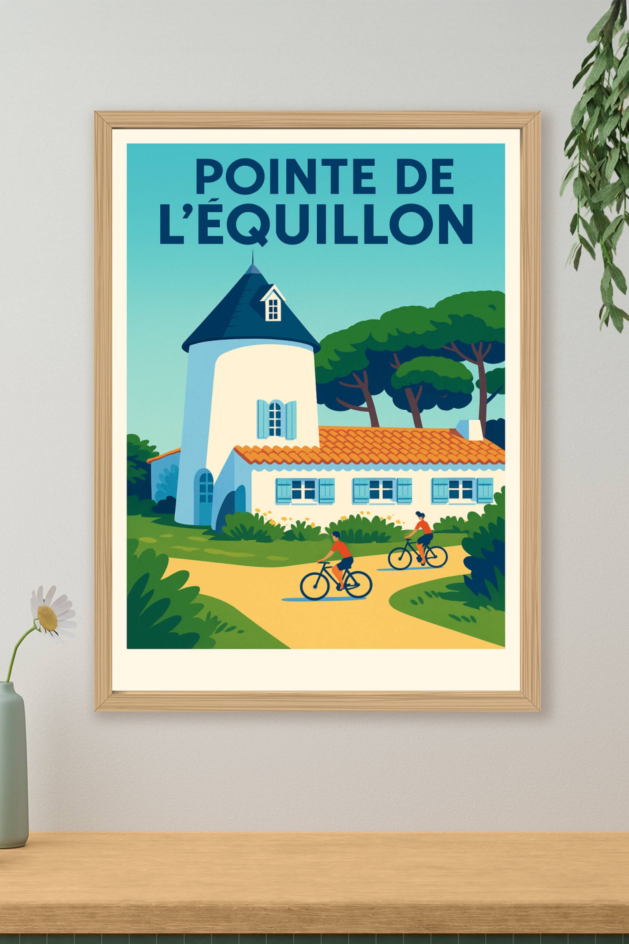Affiche de Pointe de l'Équillon - Une escapade ensoleillée au bord de l'eau