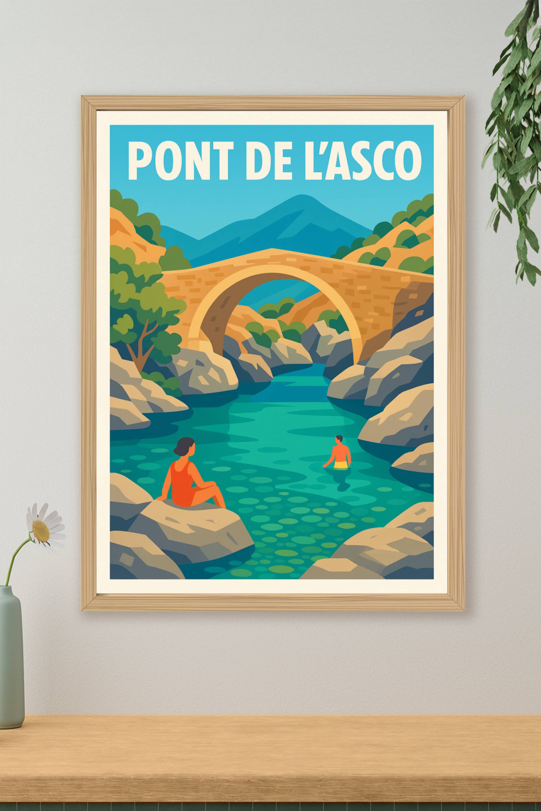 Affiche de Pont de l'Asco - Évadez-vous au cœur des montagnes corses
