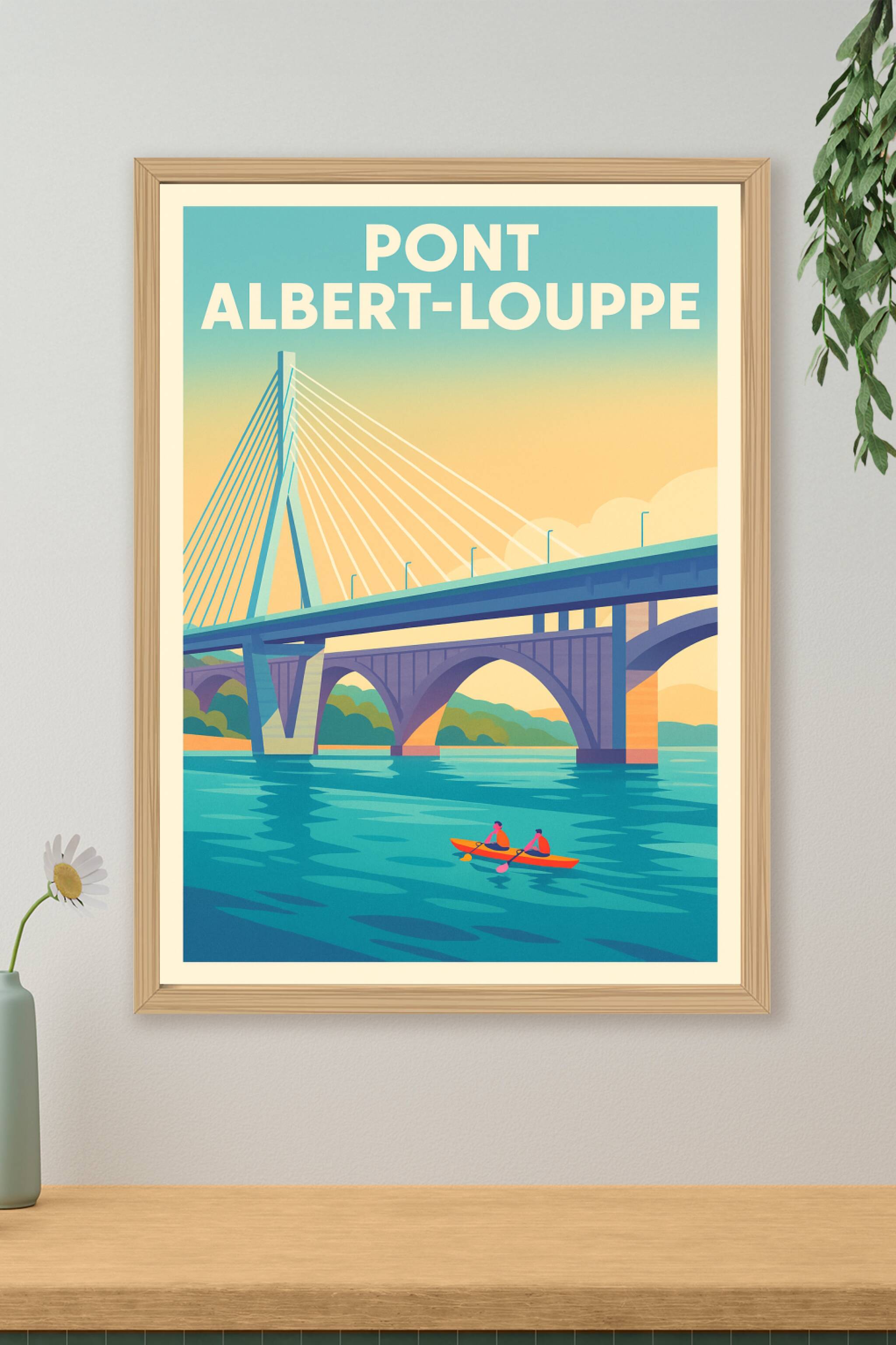 Affiche de Pont Albert-Louppe - L'élégance architecturale du Finistère