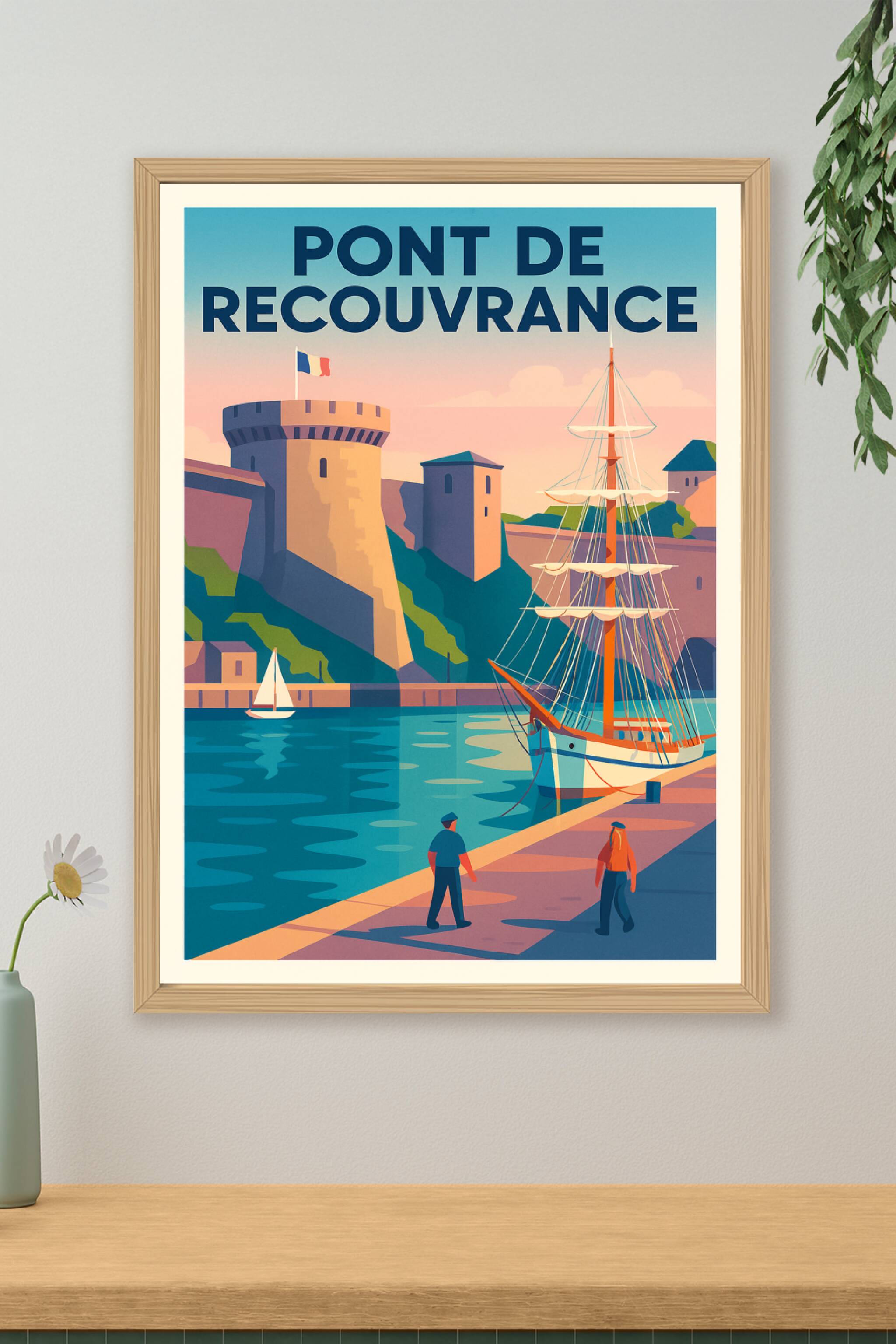 Affiche de Pont de Recouvrance - L'âme maritime de Brest en couleurs