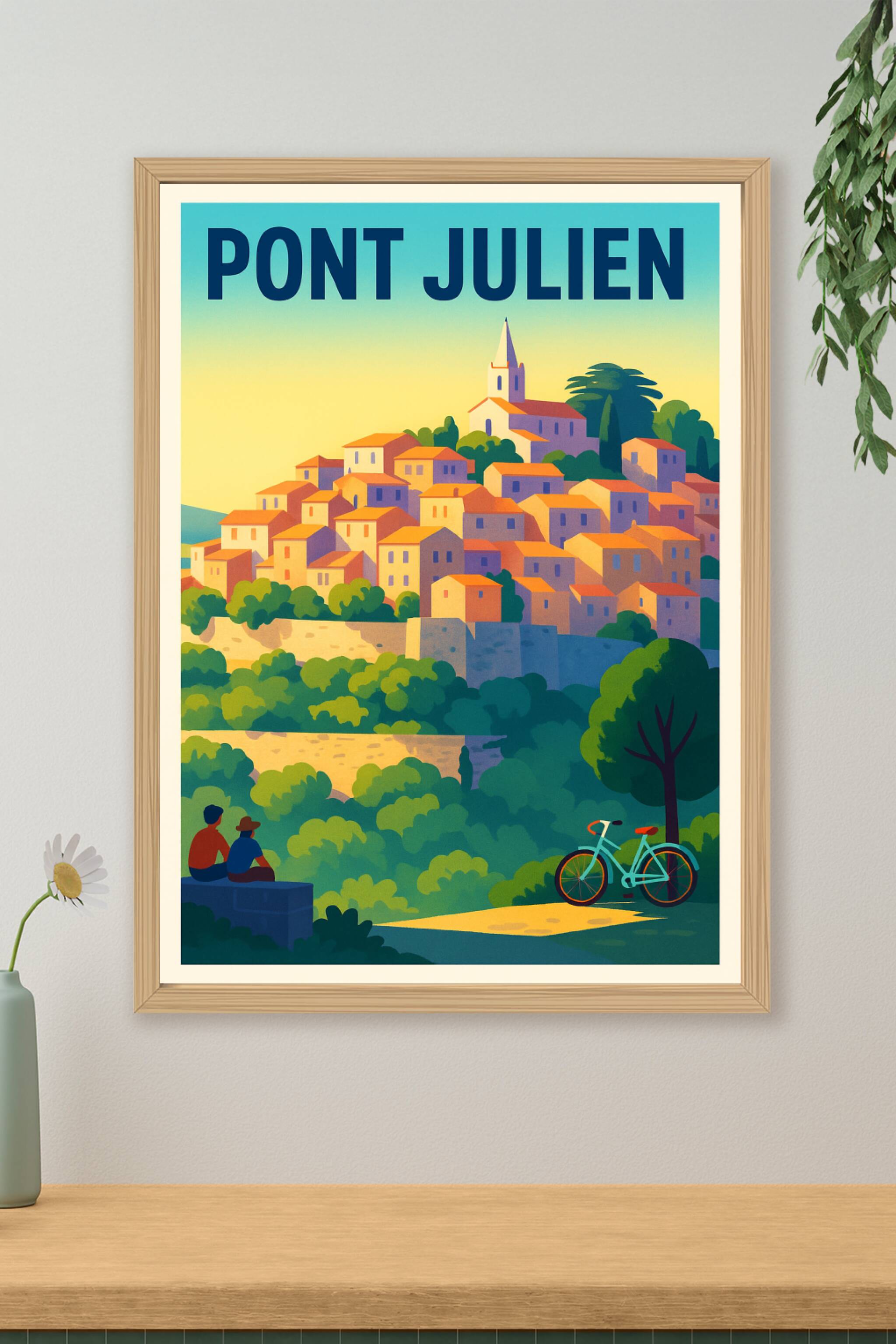 Affiche de Pont Julien - L'éclat du Luberon sous le soleil de Provence