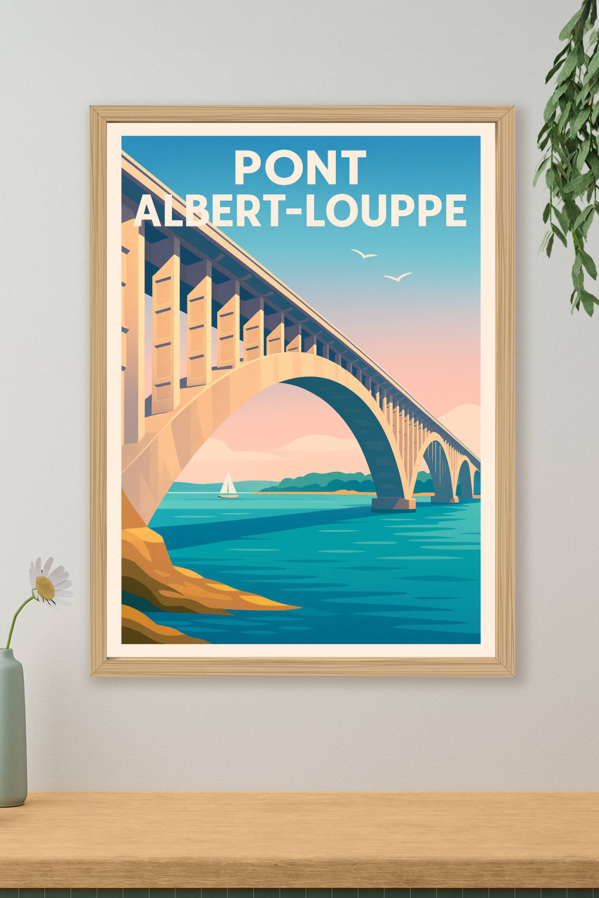 Affiche de Pont Albert-Louppe - L'élégance architecturale de la rade de Brest