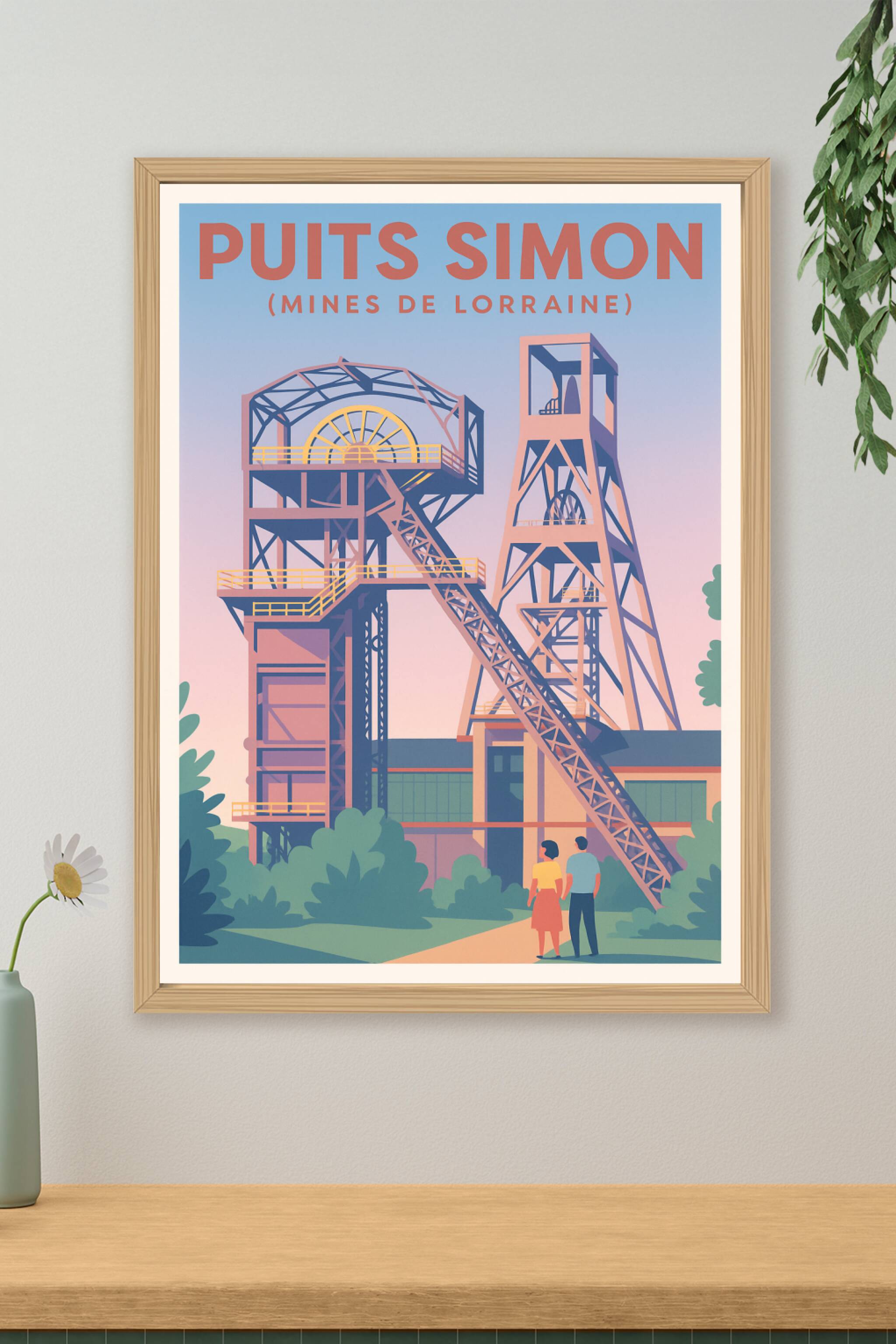Affiche de Puits Simon - L'héritage majestueux des Mines de Lorraine