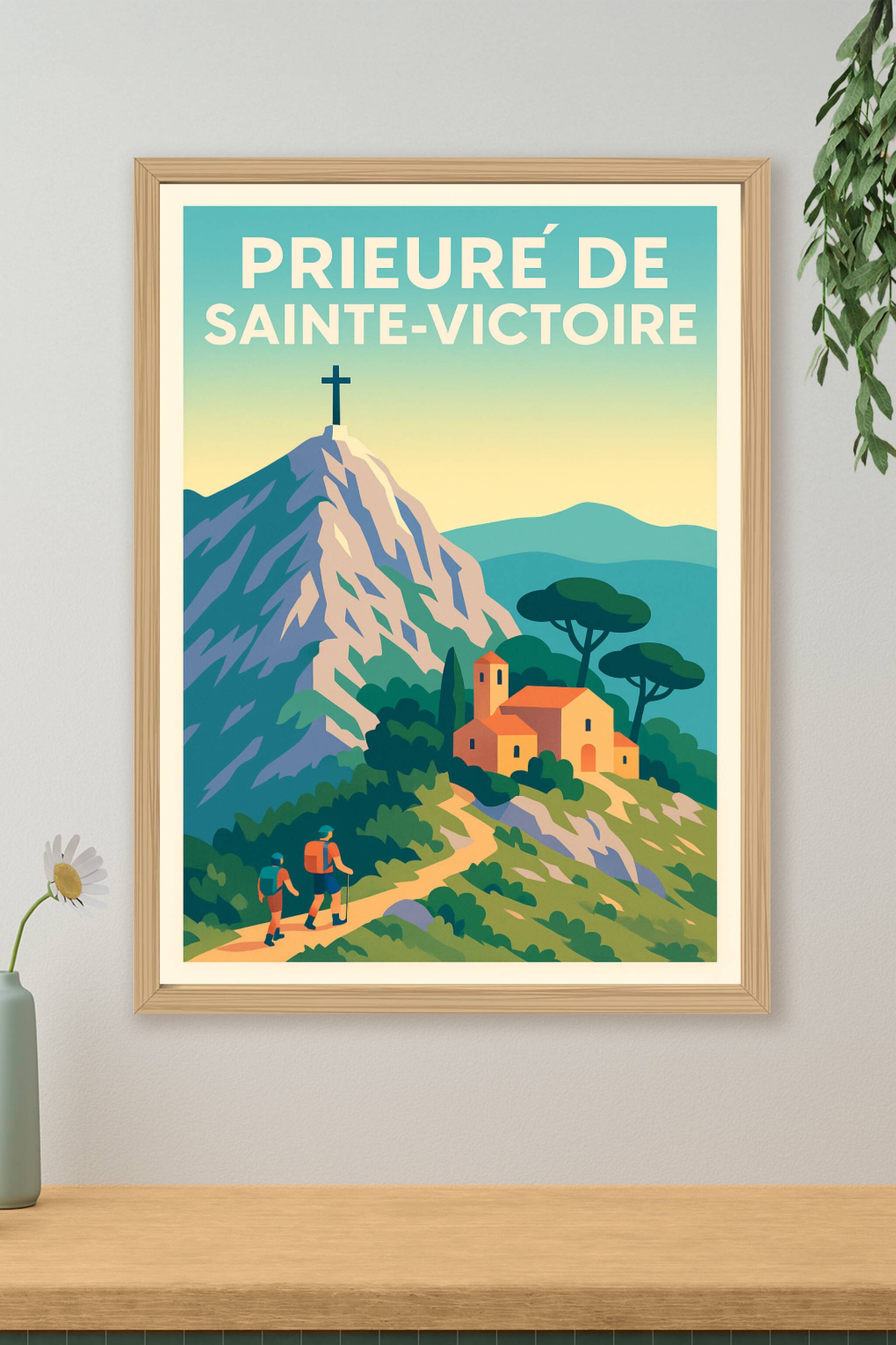 Affiche de Prieuré de Sainte-Victoire - L'âme de la Provence en altitude