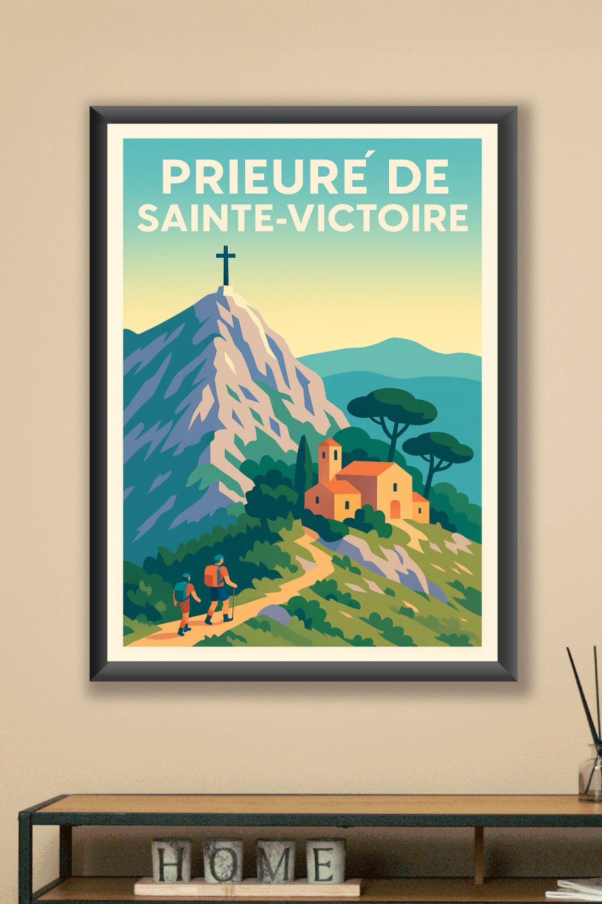 Affiche de Prieuré de Sainte-Victoire - L'âme de la Provence en altitude