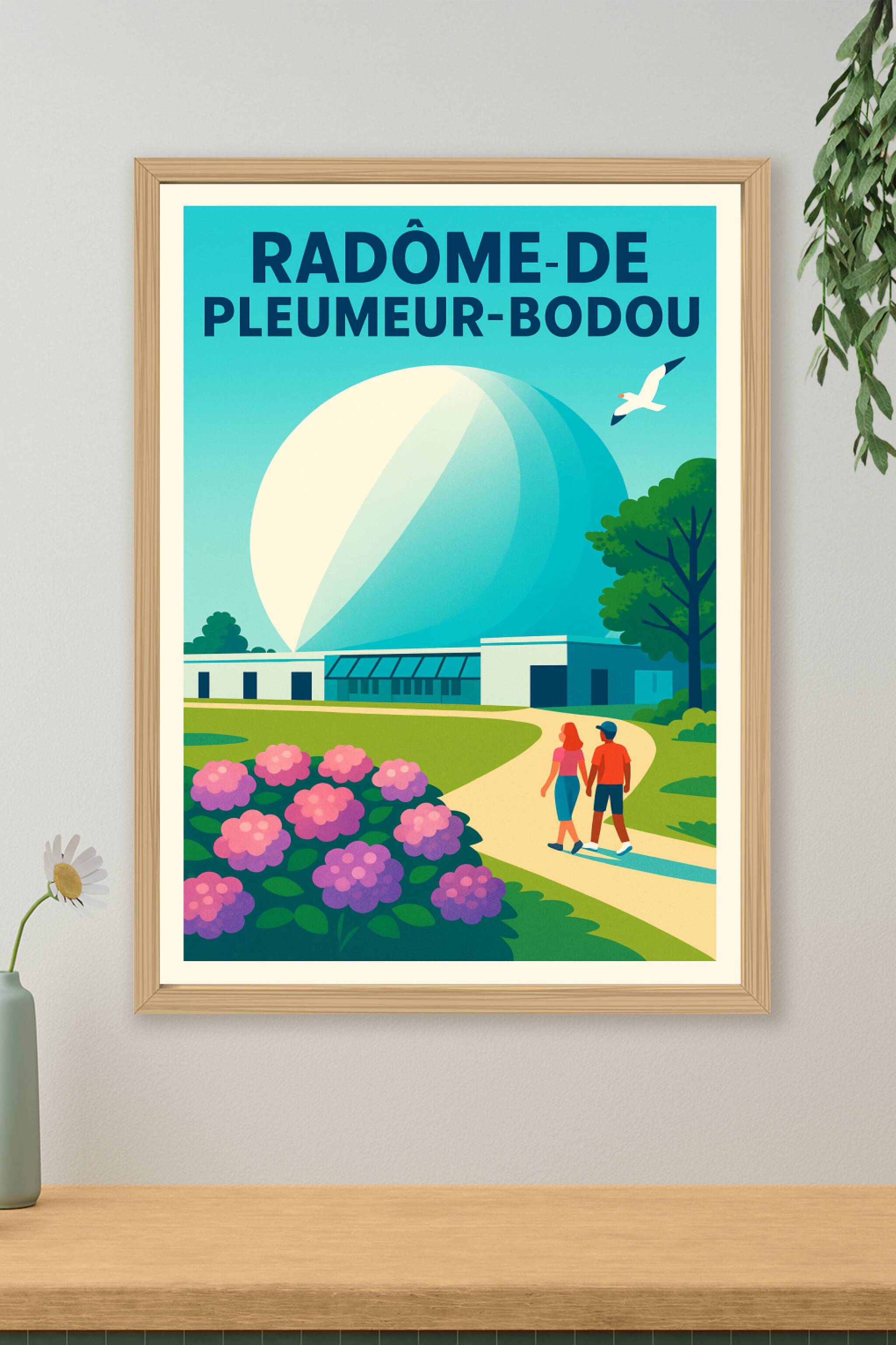 Affiche de Pleumeur-Bodou - L'odyssée spatiale au cœur de la Bretagne