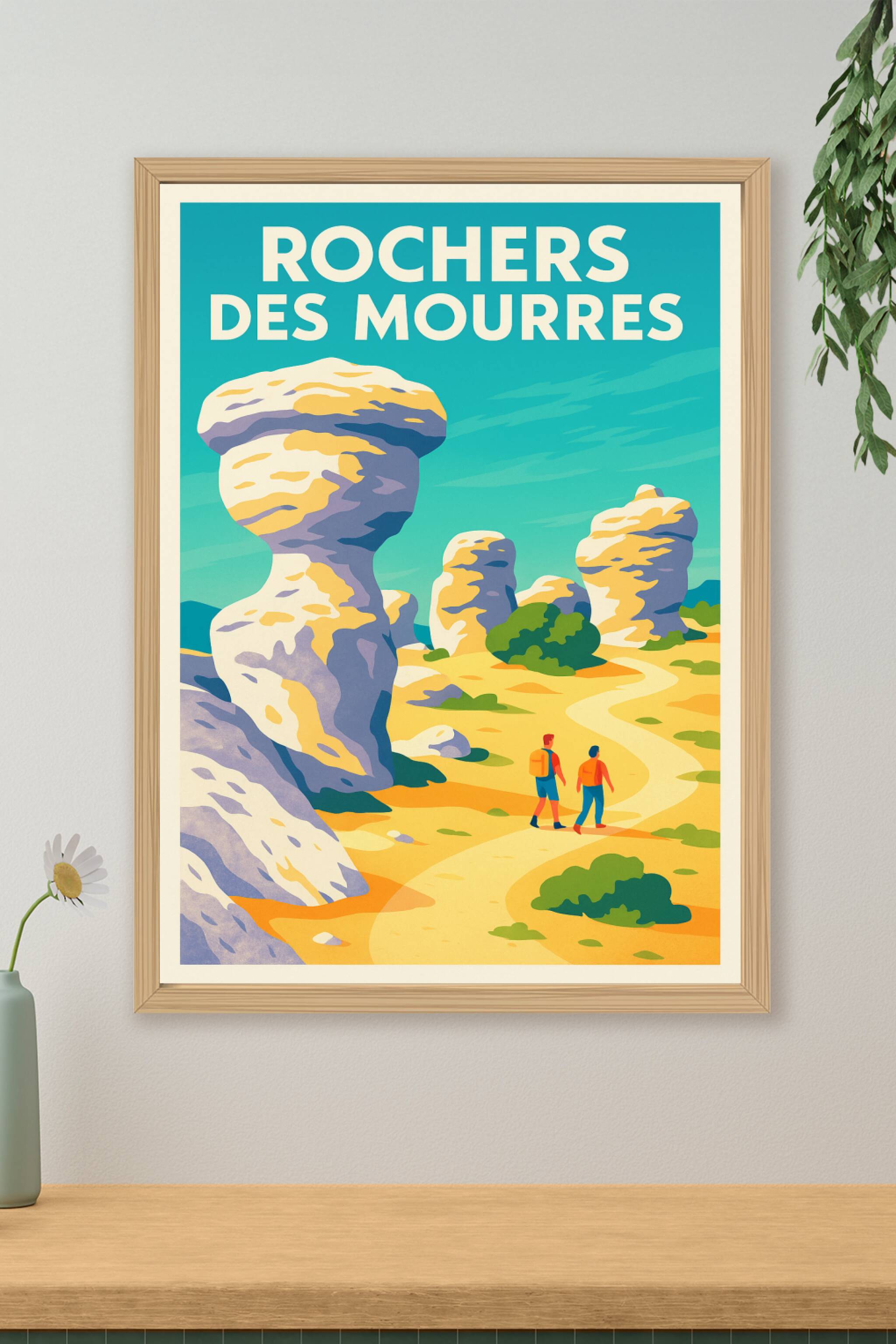 Affiche de Rochers des Mourres - Voyage au cœur des sentiers géologiques