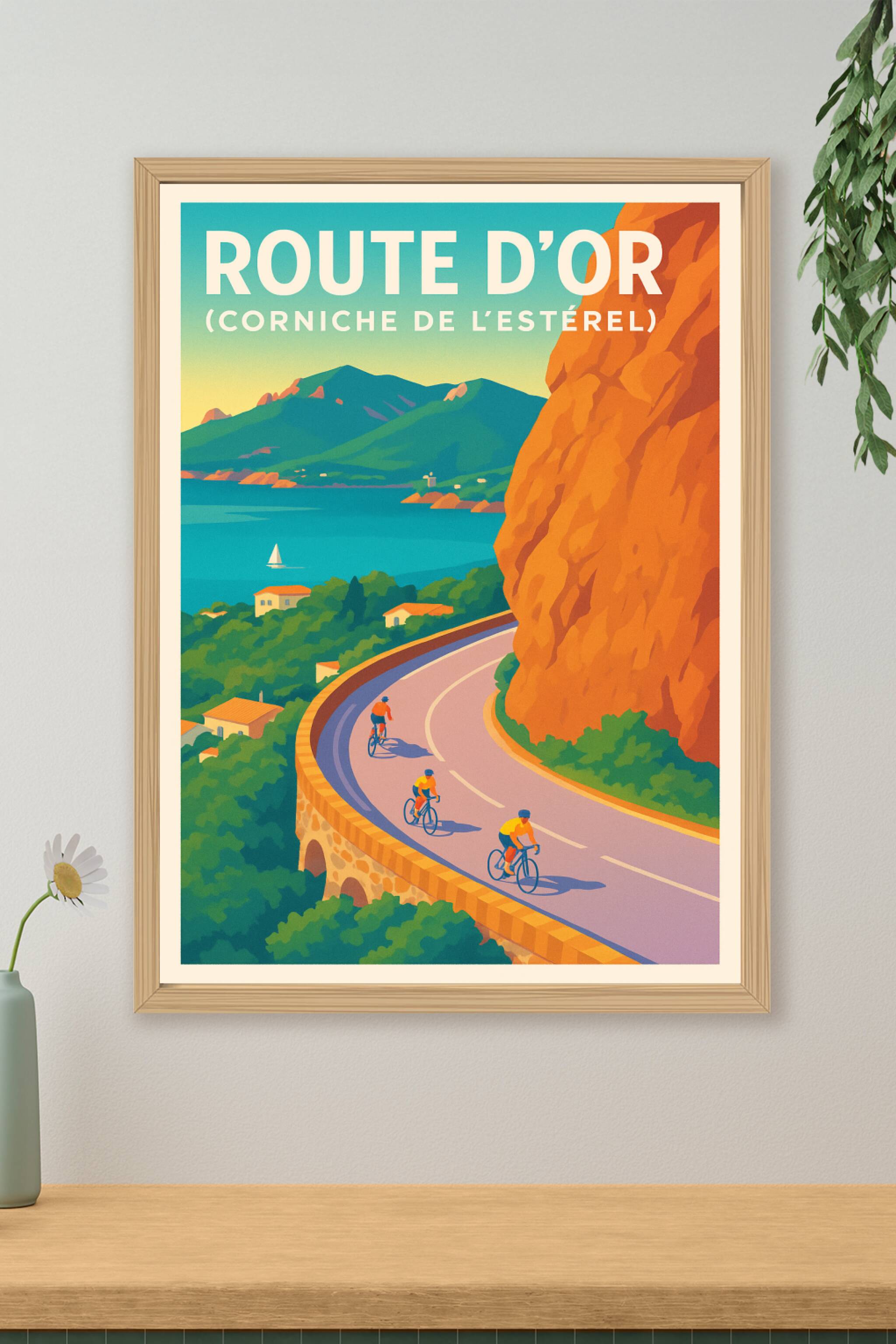 Affiche de Route d'Or - L'éclat de la Corniche de l'Estérel chez vous