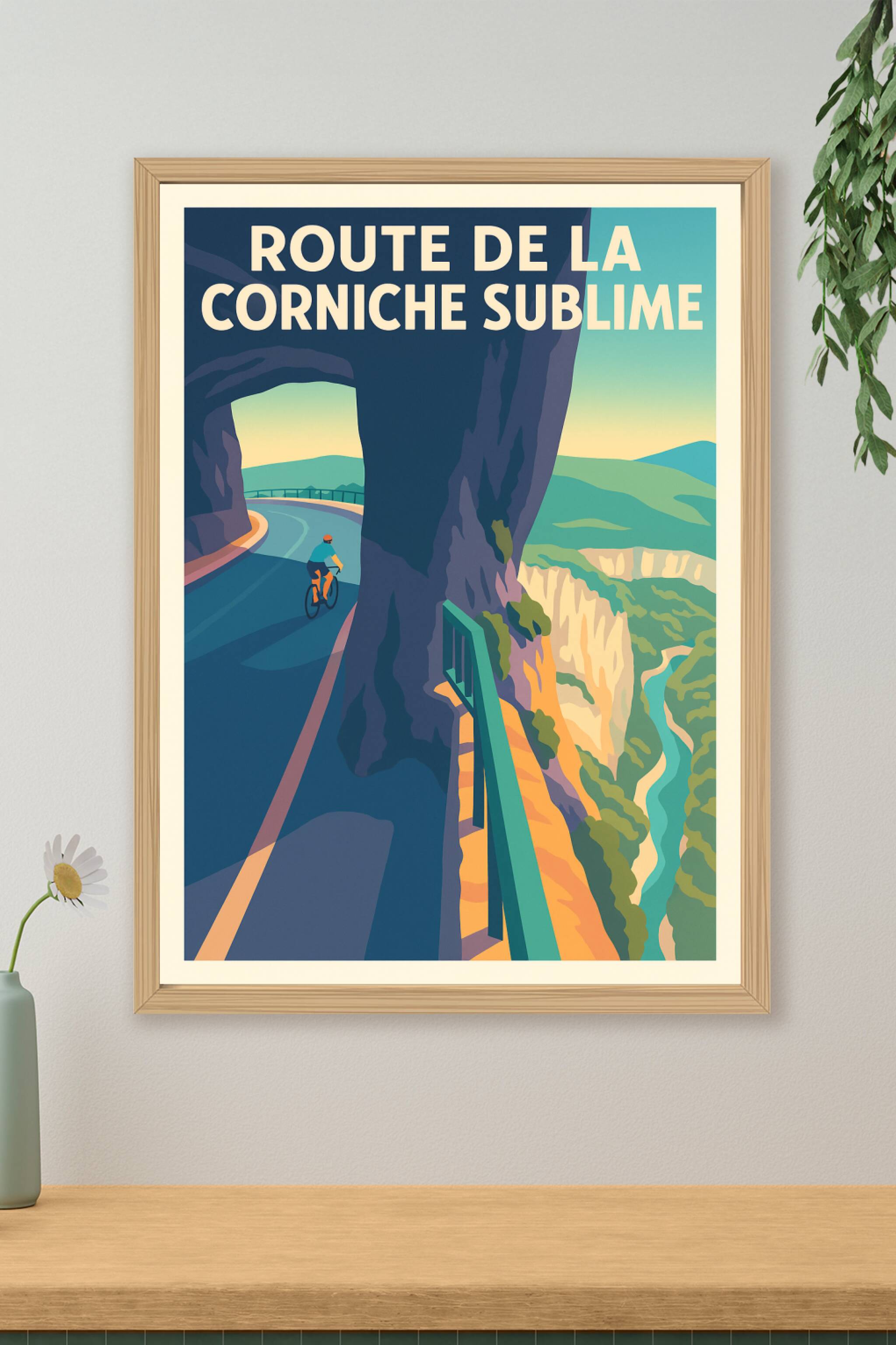 Affiche de Route de la Corniche Sublime - L'échappée spectaculaire au cœur du Verdon