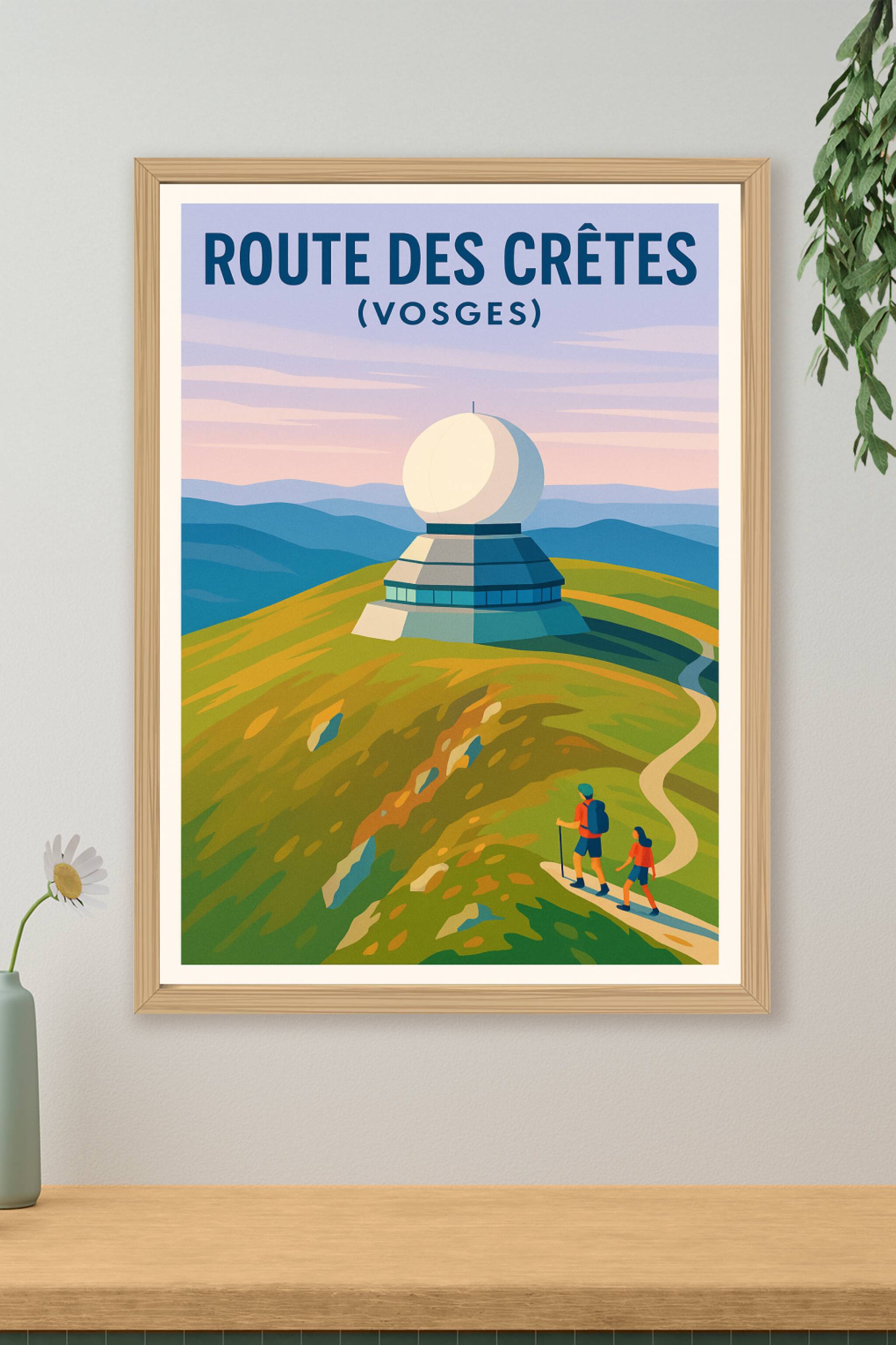 Affiche de Route des Crêtes - L'évasion panoramique au cœur des Vosges