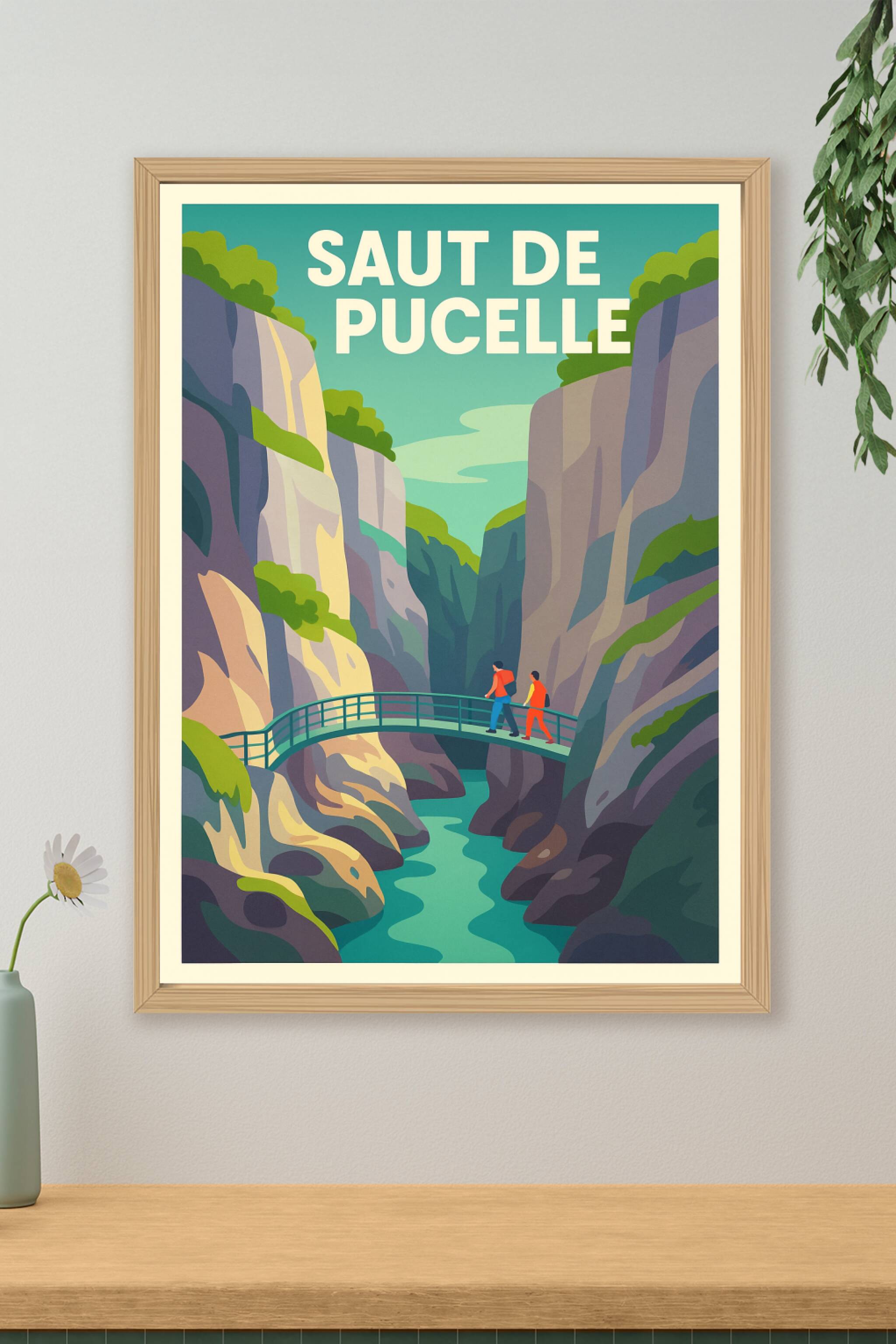 Affiche de Saut de la Pucelle - L'évasion sauvage au cœur des gorges