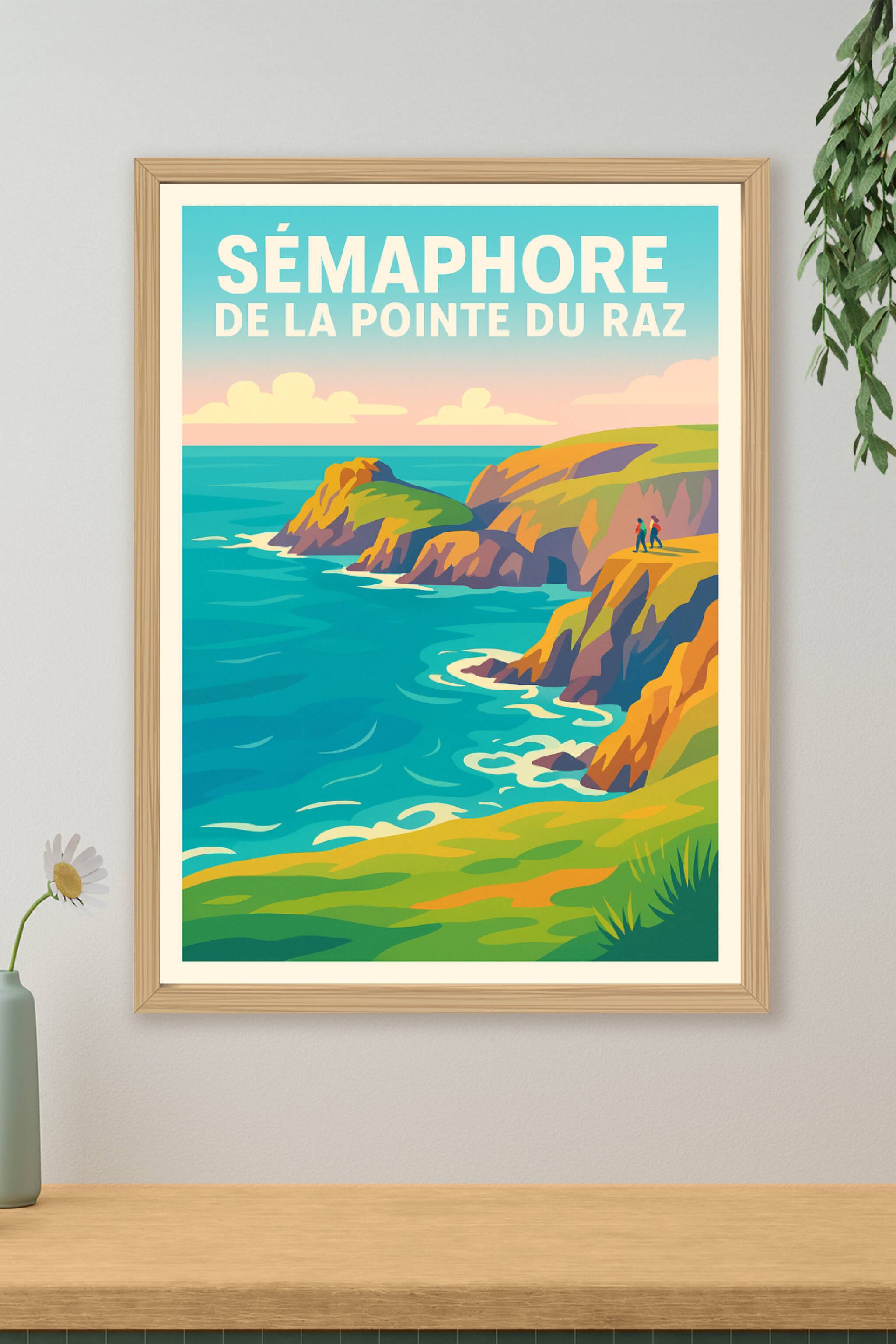 Affiche de Pointe du Raz - L'éclat sauvage de la côte bretonne
