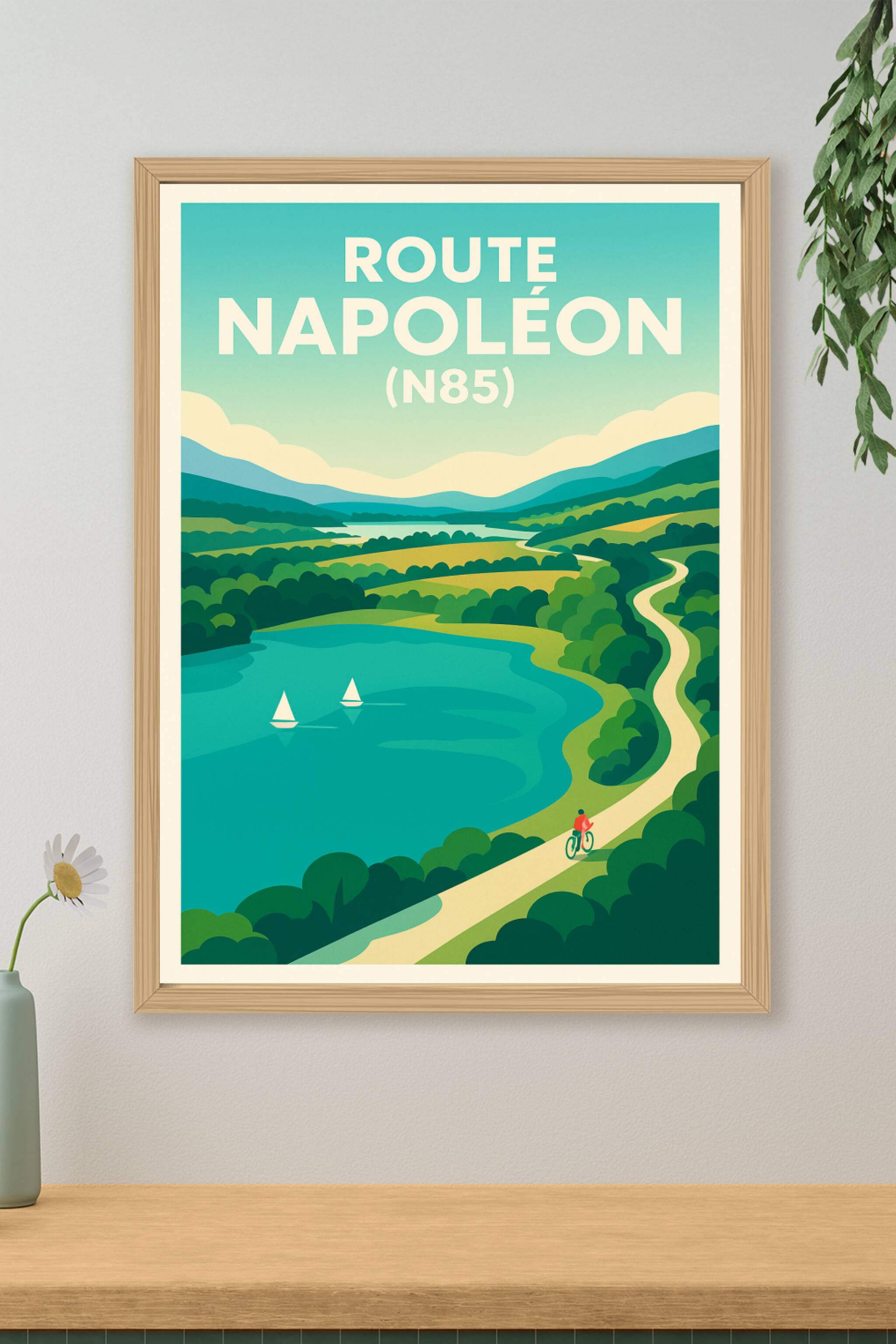 Affiche de Route Napoléon (N85) - L'épopée mythique entre Alpes et Riviera