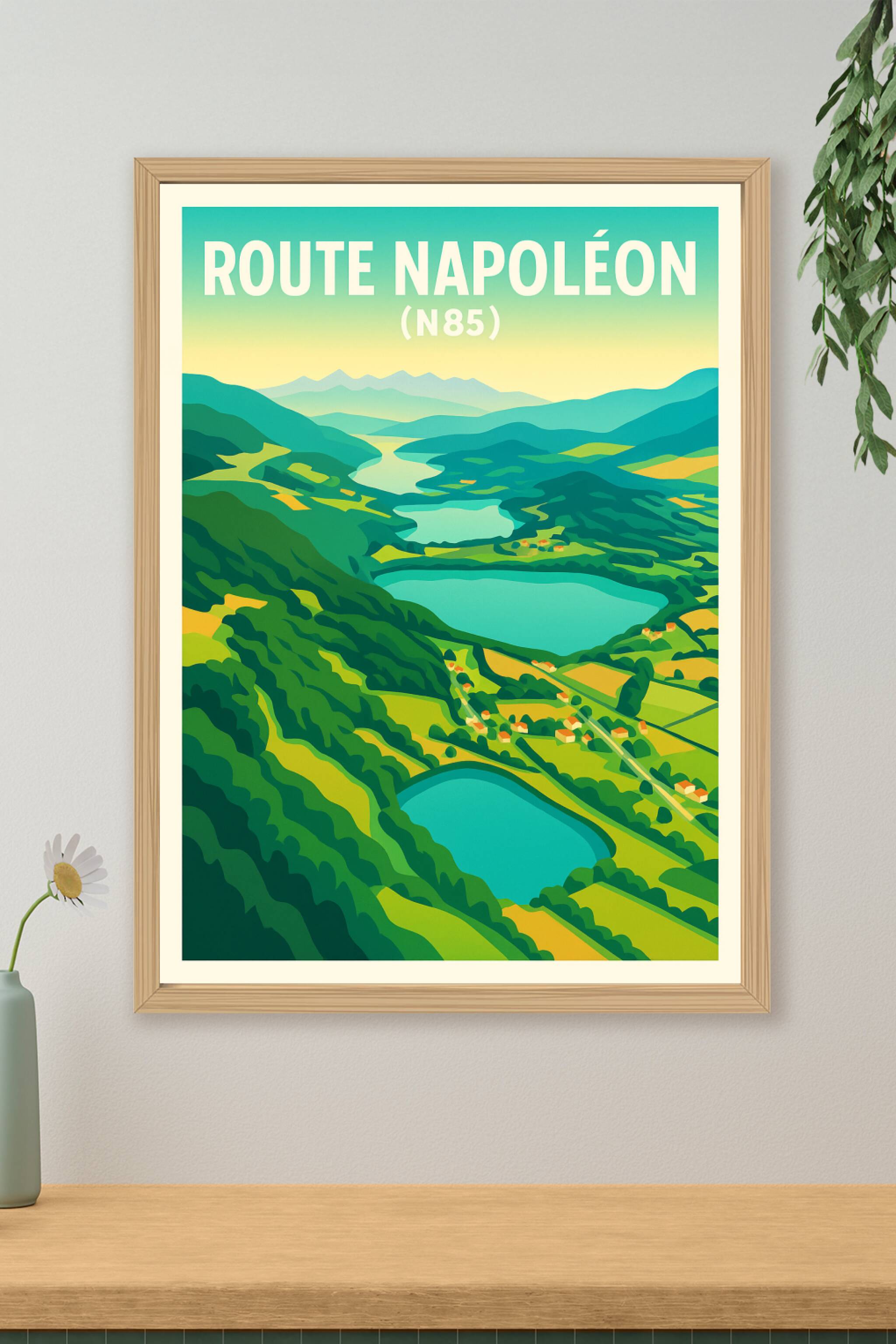 Affiche de Route Napoléon - L'épopée impériale entre lacs et montagnes