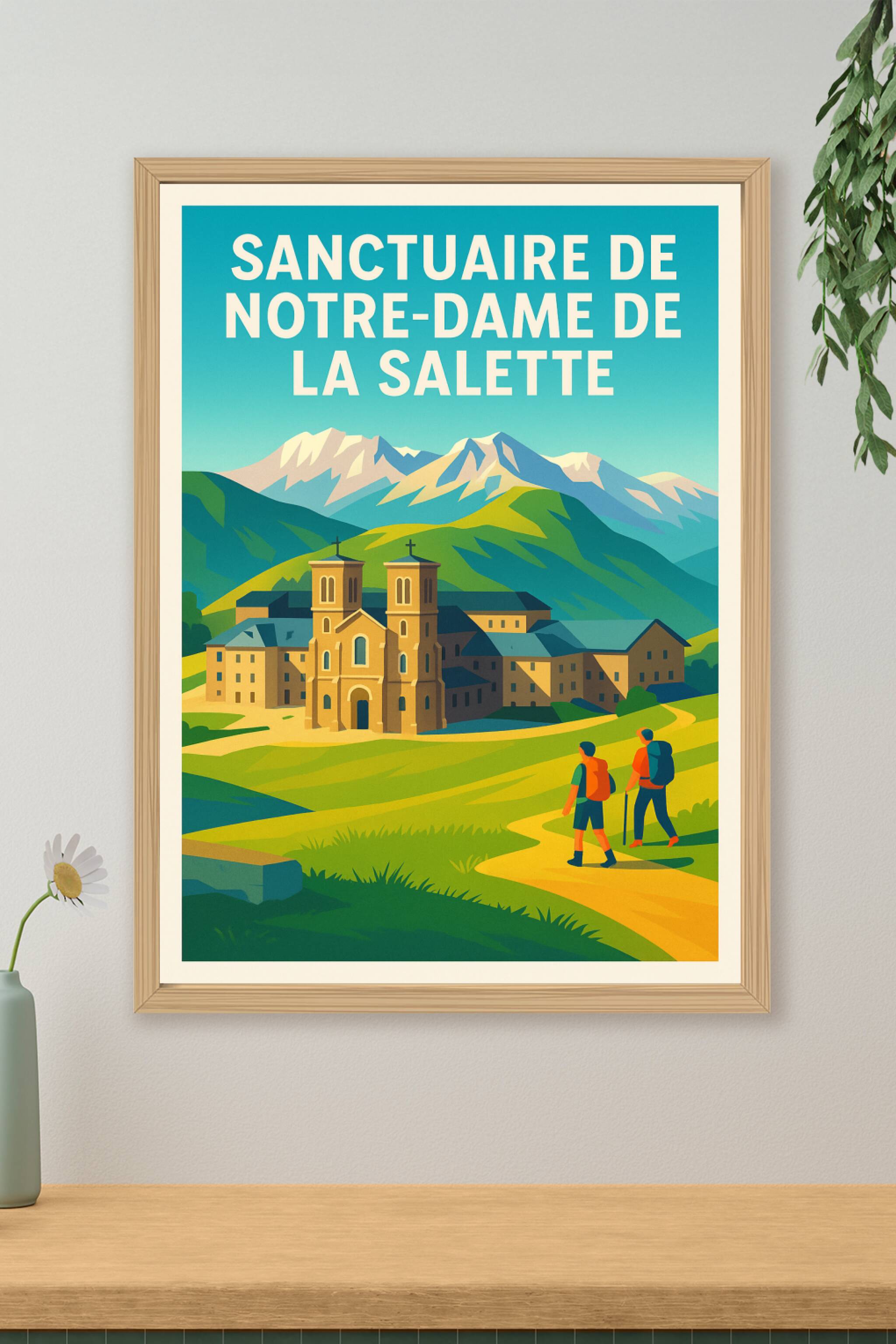 Affiche de Notre-Dame de la Salette - Entre Ciel et Montagnes