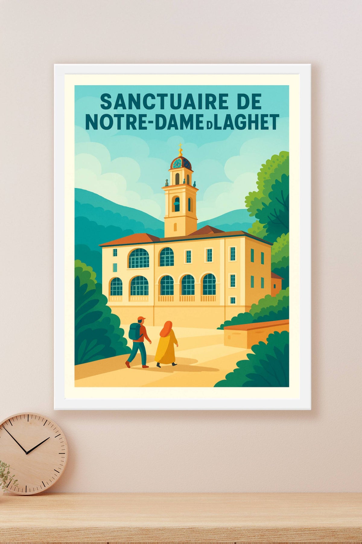 Affiche de Sanctuaire de Notre-Dame de Laghet - Sérénité au cœur de la Provence