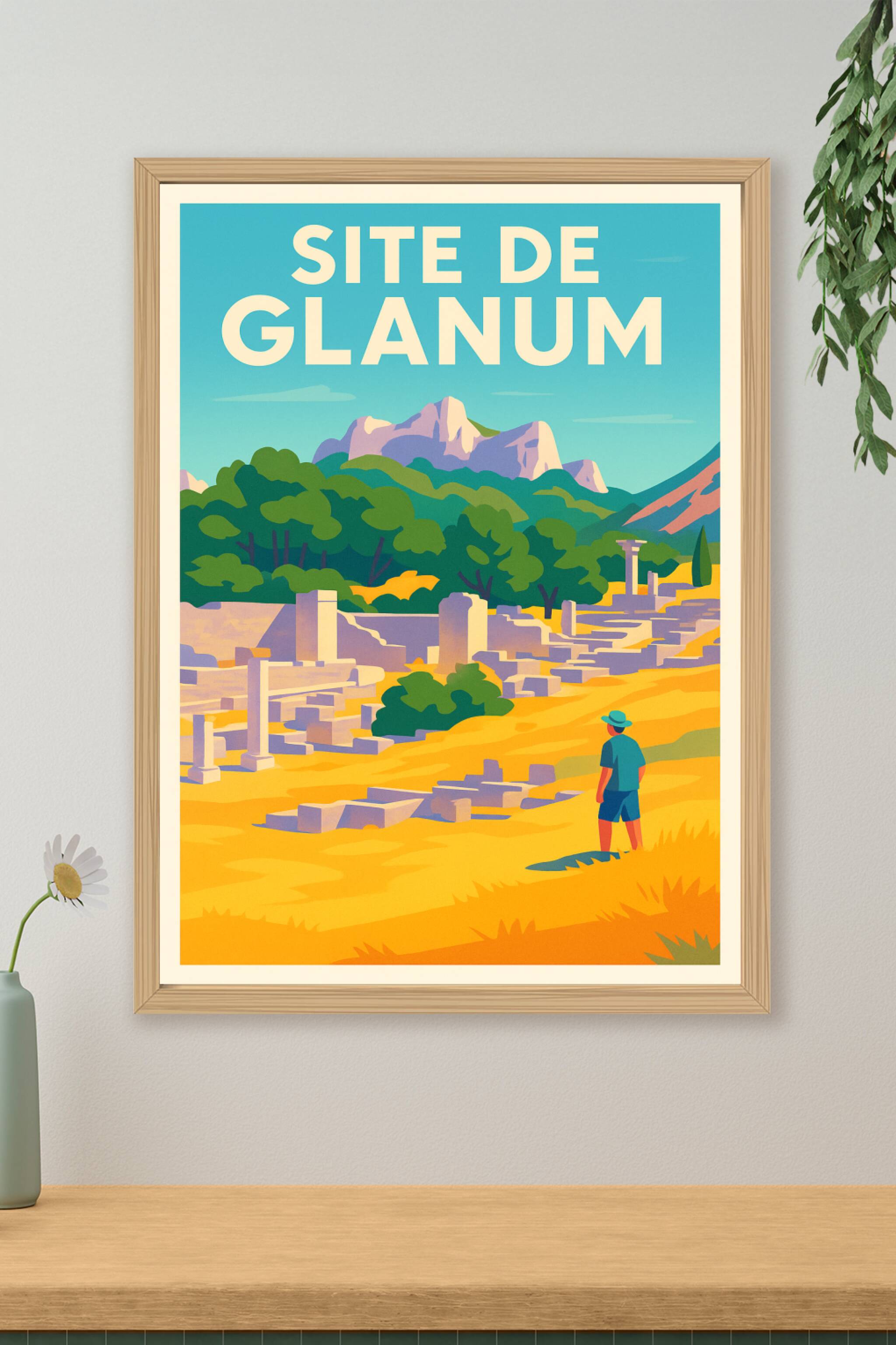 Affiche de Site de Glanum - Voyagez au cœur de l'histoire antique