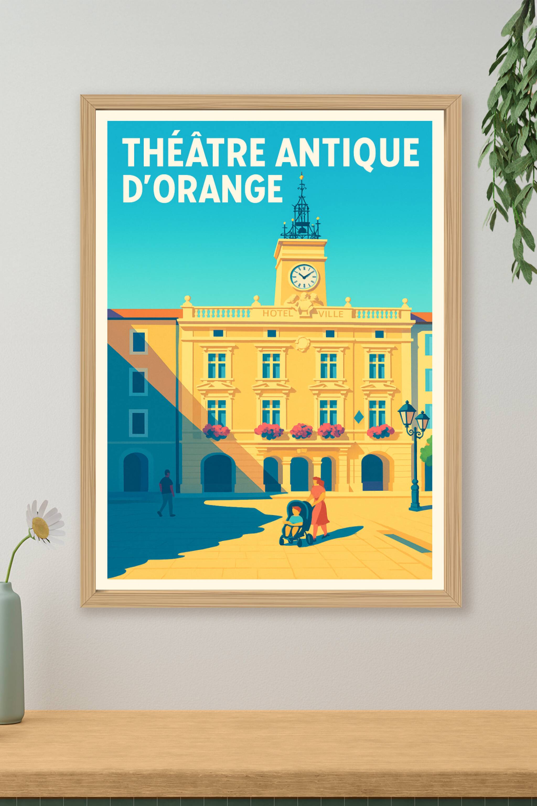 Affiche de Orange - L'élégance provençale de l'Hôtel de Ville