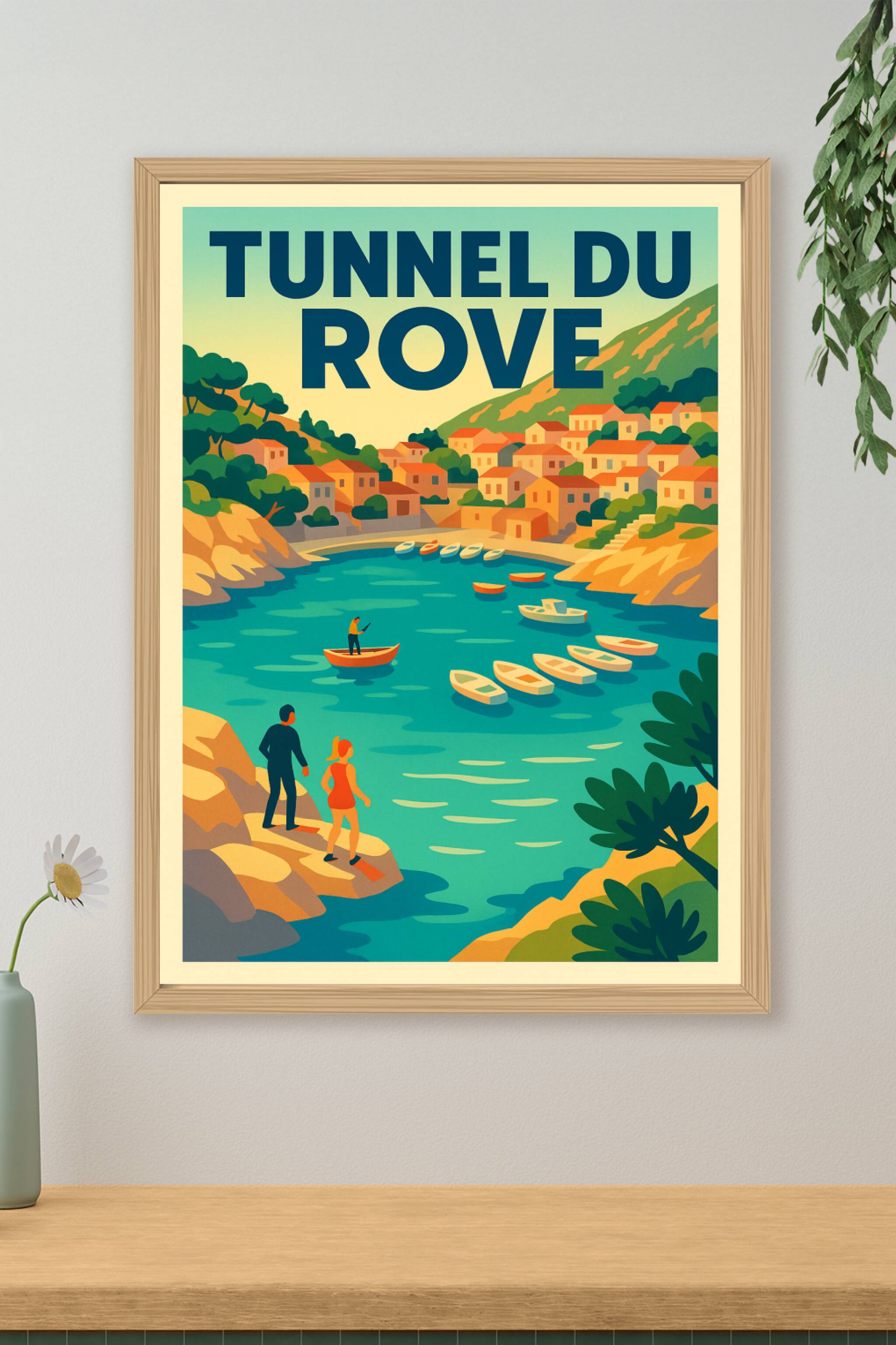 Affiche de Tunnel du Rove - L'éclat de la Côte Bleue chez vous